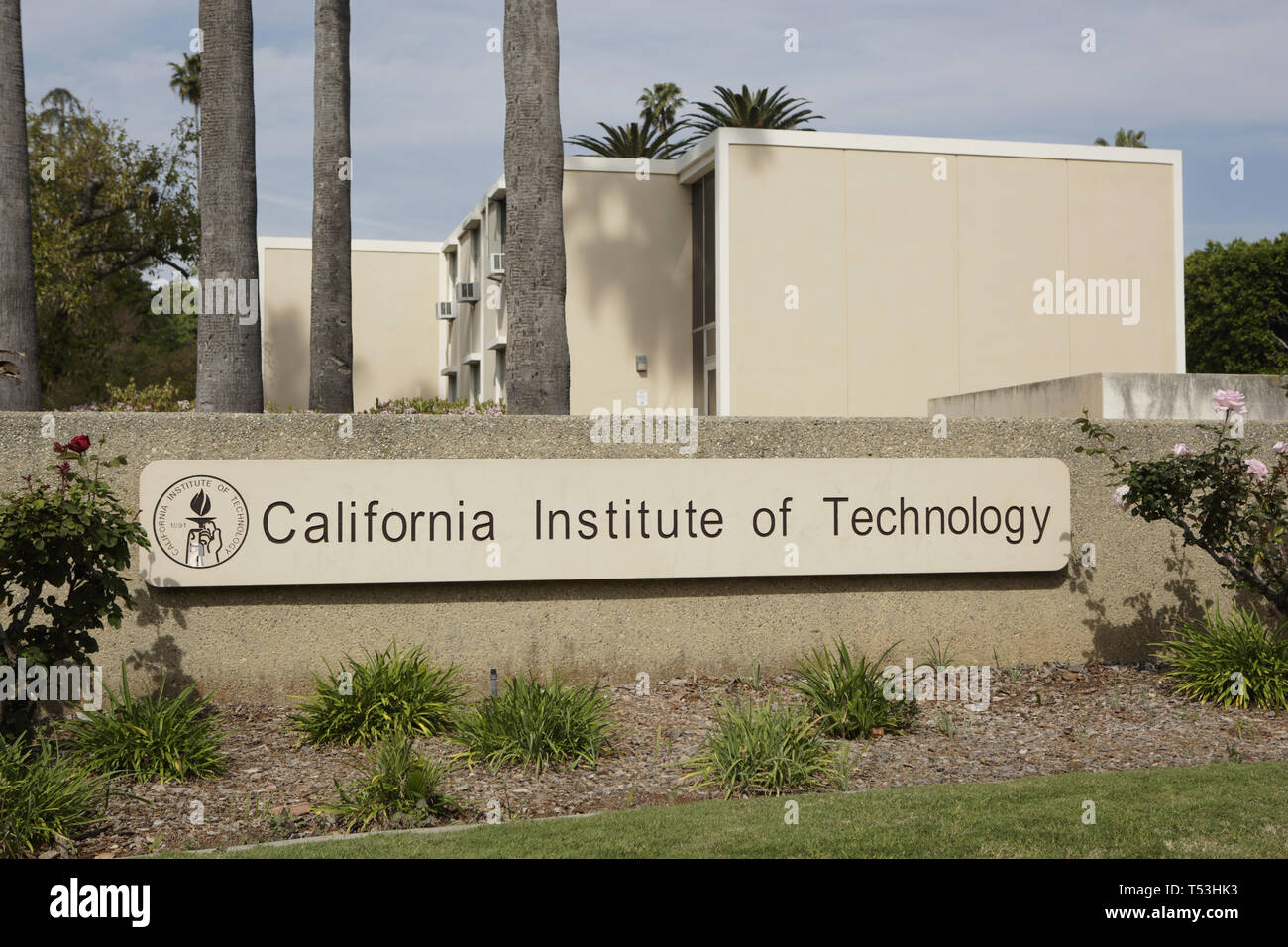 Caltech série campus, sign Banque D'Images