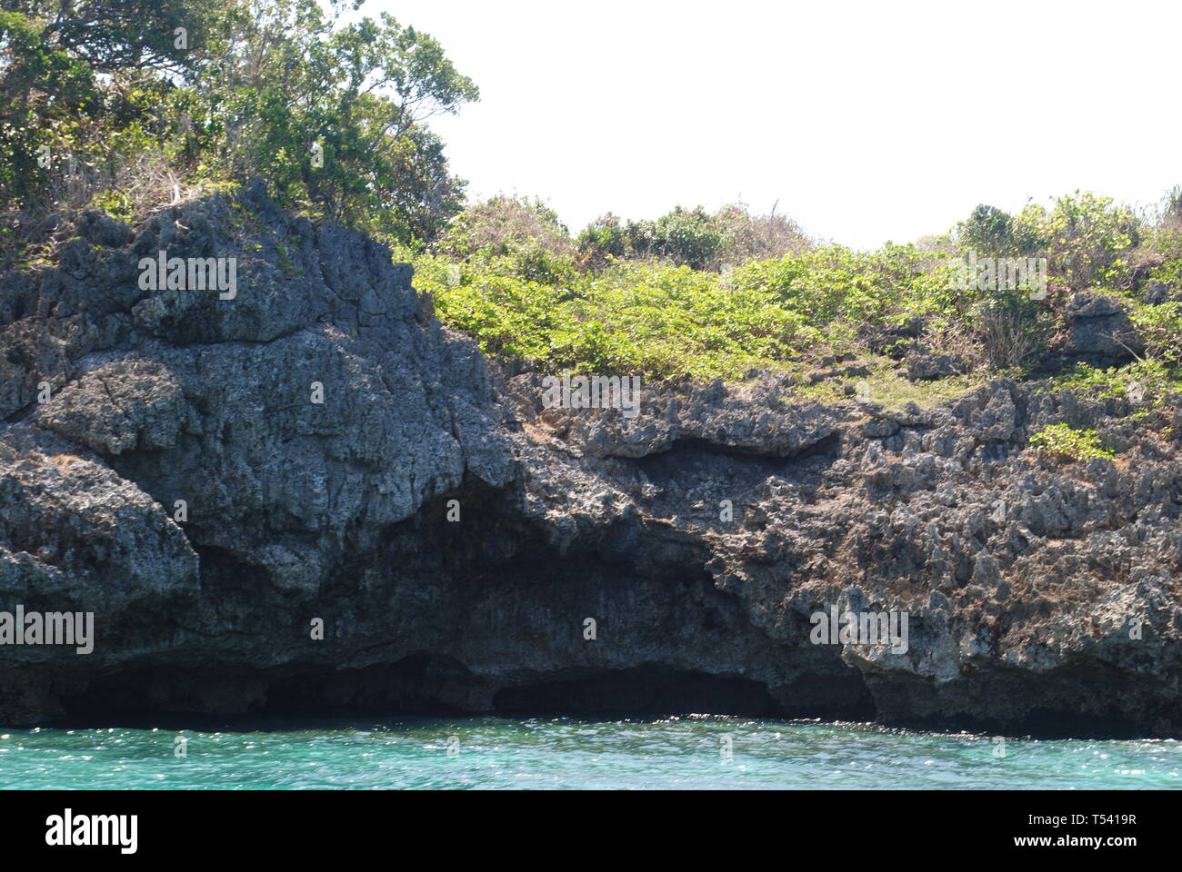 Charmante maison de vacances Philippines images beach. Banque D'Images