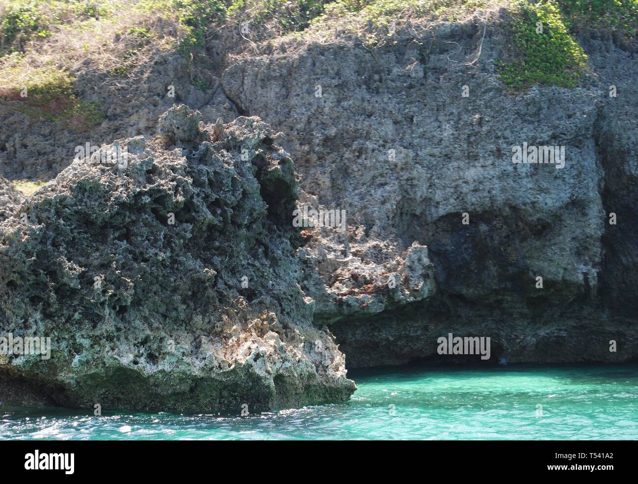 Charmante maison de vacances Philippines images beach. Banque D'Images