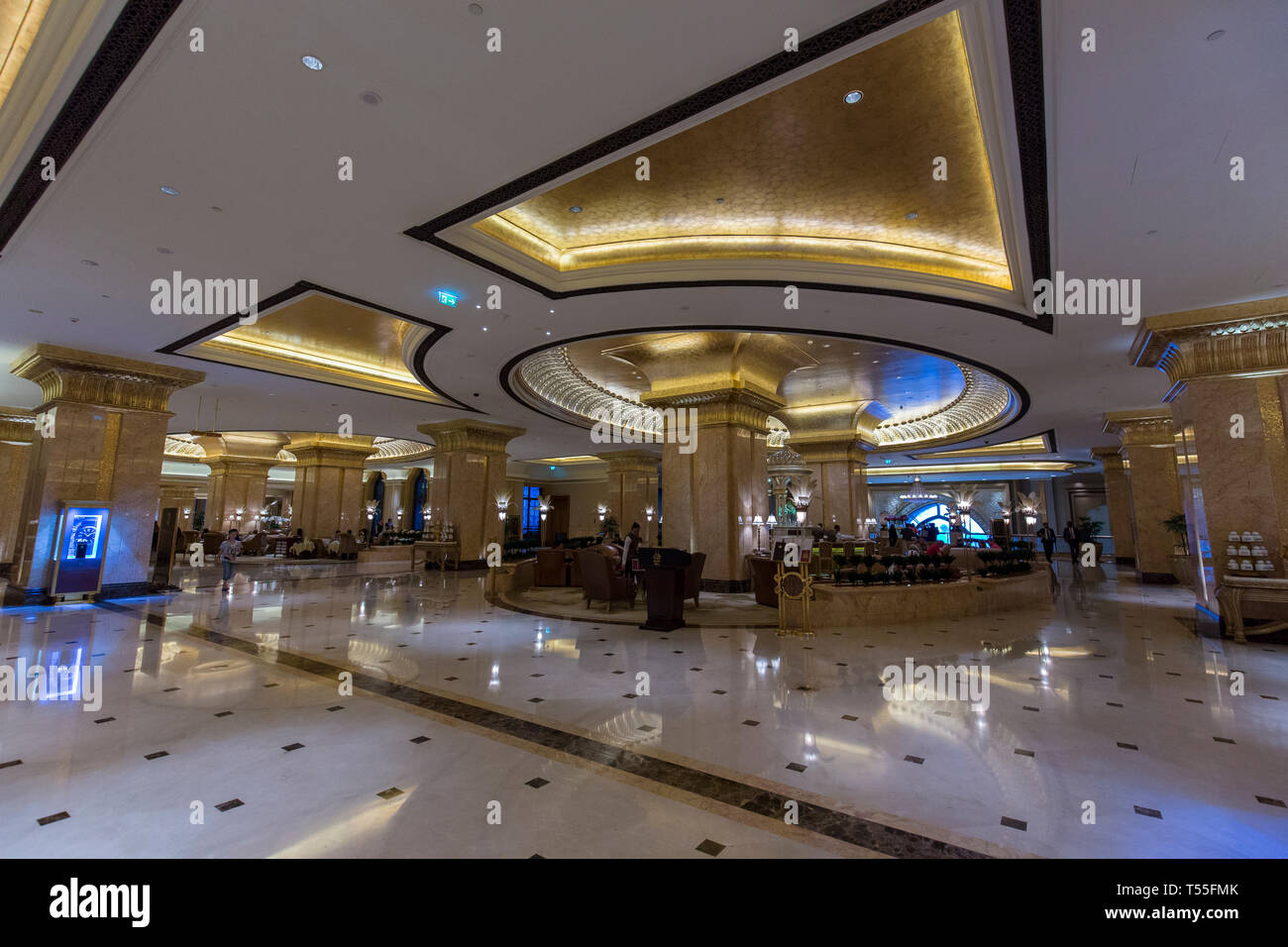 Émirats arabes unis, Abu Dhabi, Emirates Palace Hotel Banque D'Images