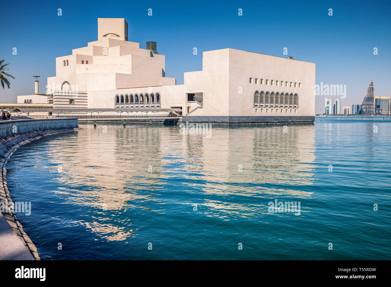 Waterfront Museum d'Art islamique de Doha, Qatar Banque D'Images