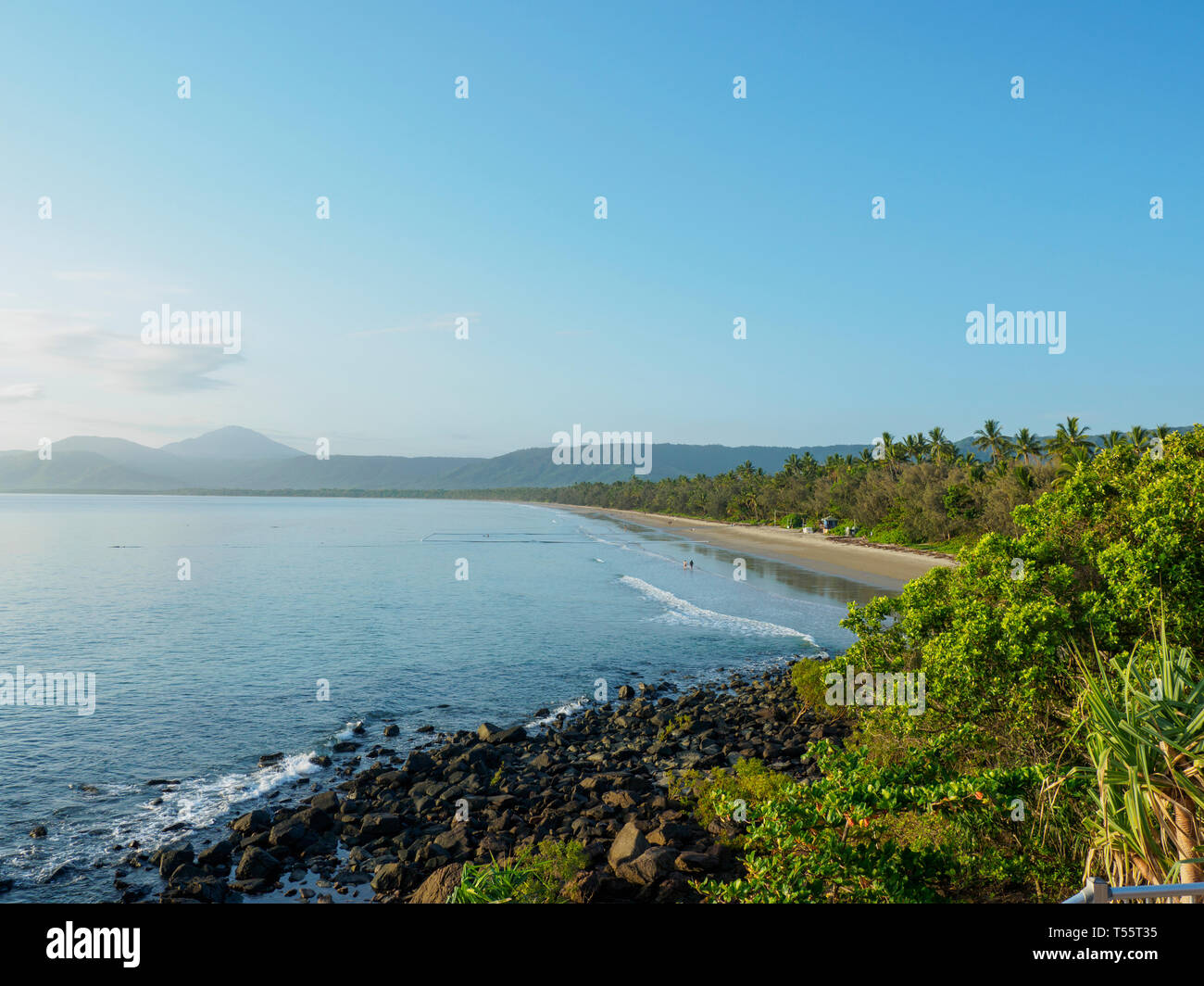 Côte de Port Douglas, Australie Banque D'Images