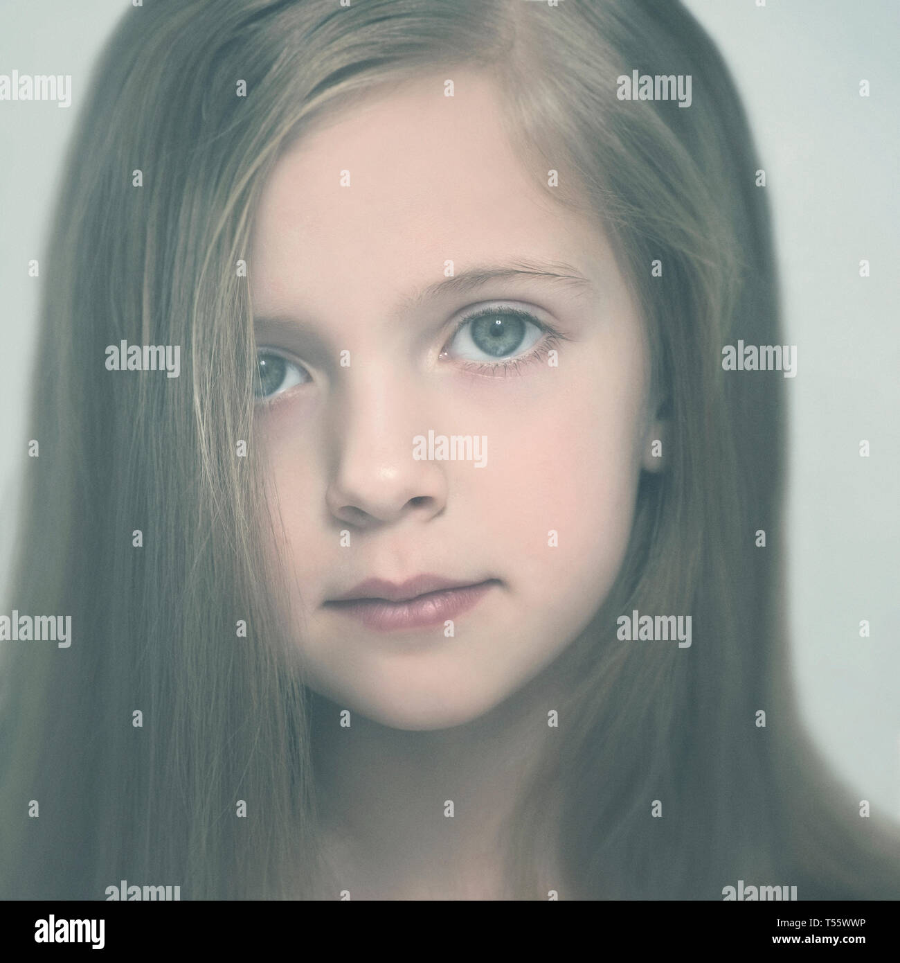 Portrait de jeune fille Banque D'Images