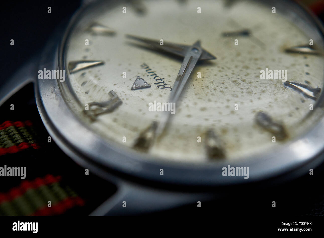 Alpina 4 vintage watch Banque D'Images