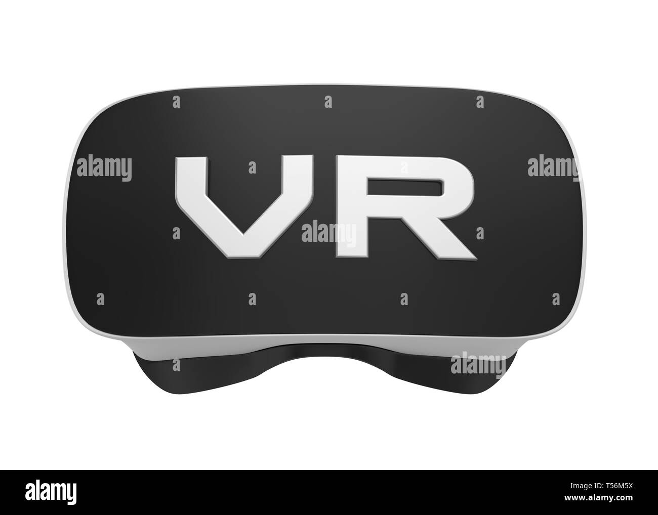 Casque de réalité virtuelle isolée Banque D'Images