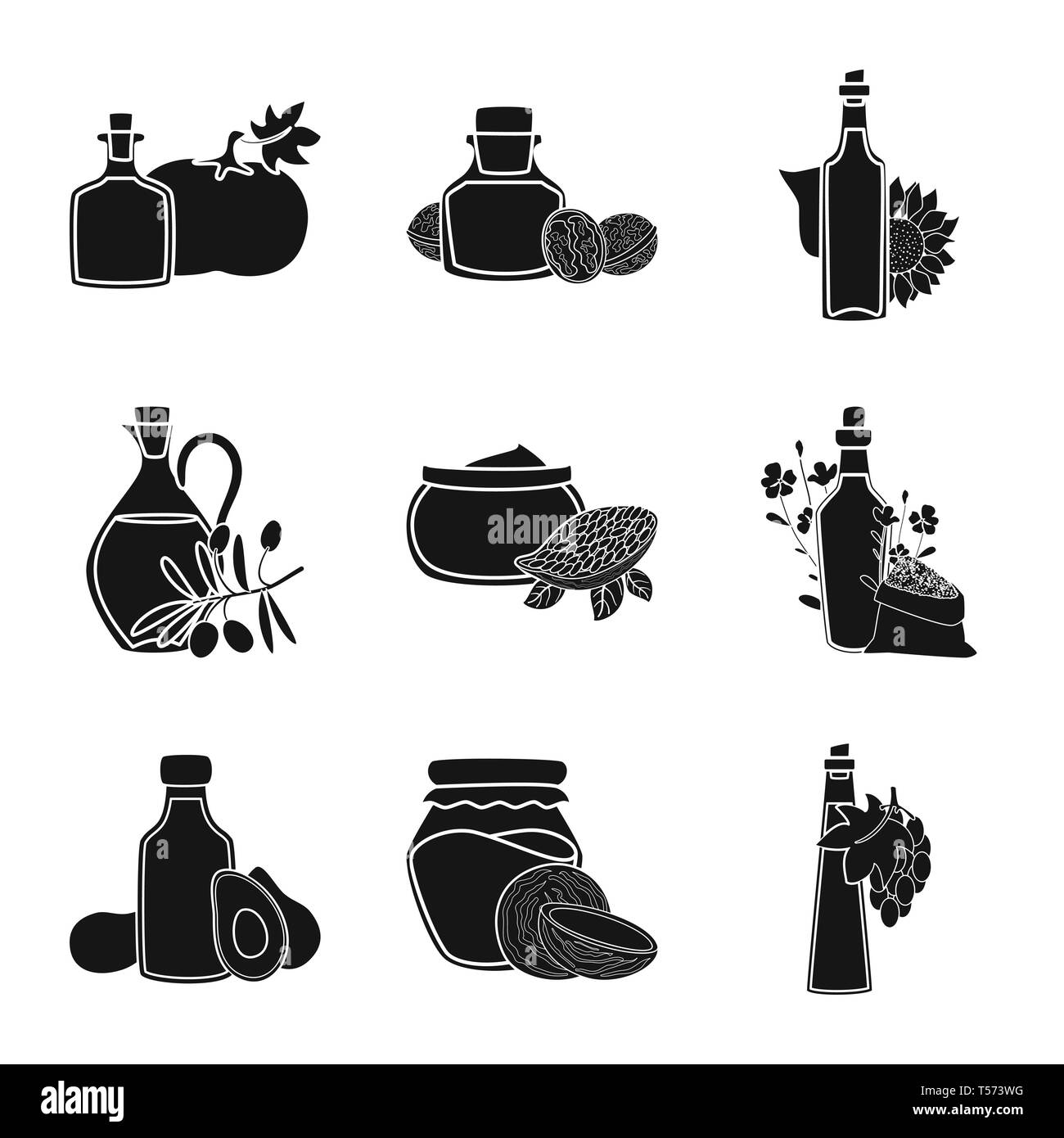 Pumpkin,noyer,tournesol,,olive,cacao,lin,avocat,noix de coco,raisin,graines,alimentaire,fruits,graines,beurre, lait, produits bio,orange,sun,confiserie,biologique,esthétique,drop,vitamine,alimentation,m,froid,alimentation | agriculture, bouteille en verre,cuisine,Culture,sain,légumes,,nutrition,produits biologiques,set,icône,,illustration,collection,isolé,design,graphisme,élément,signer,Black,de simples vecteurs vecteur , Illustration de Vecteur