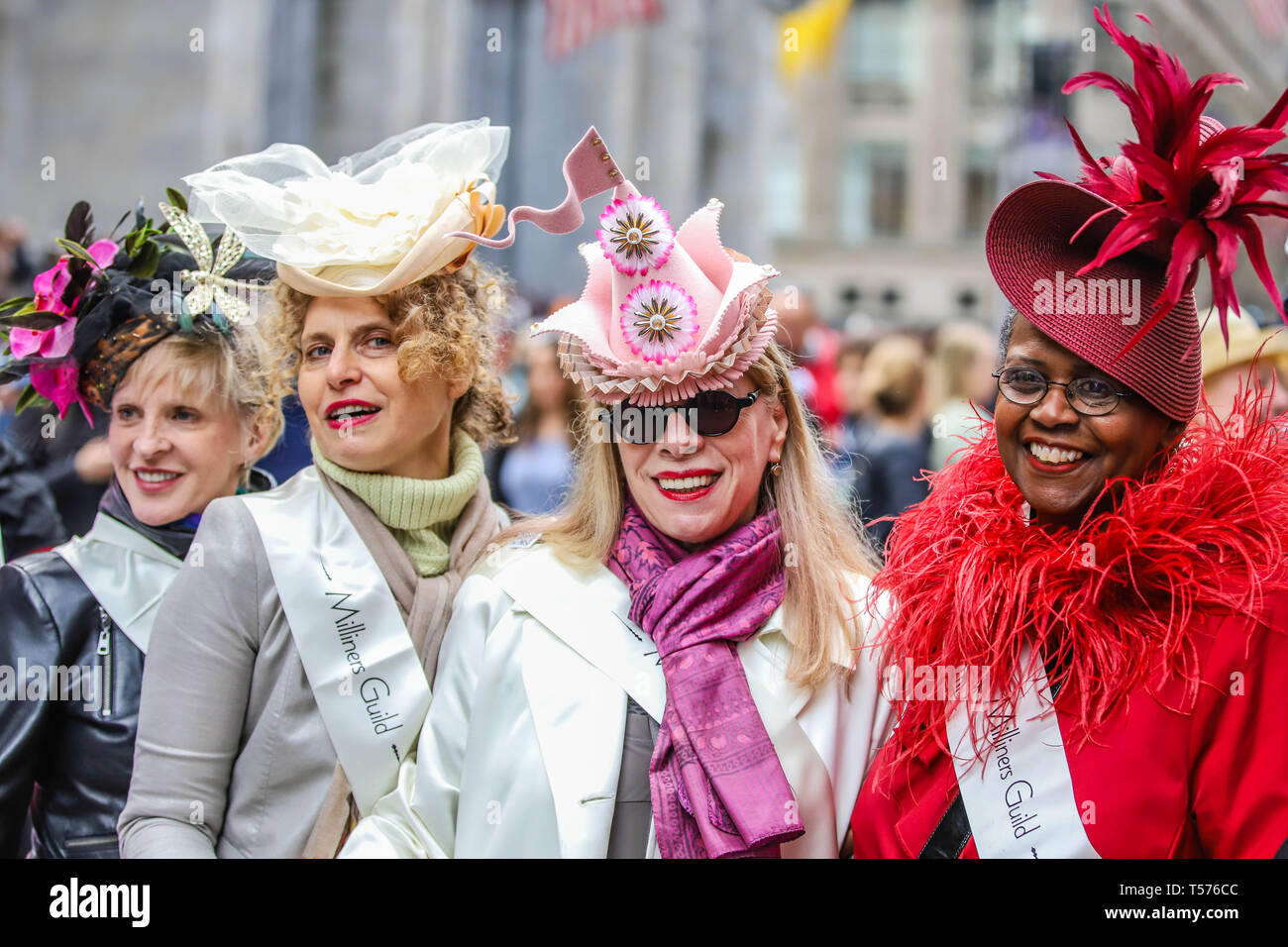 New York, USA. Apr 21, 2019. New York City Parade de Pâques le 21 avril 2019 à New York. Crédit : William Volcov/ZUMA/Alamy Fil Live News Banque D'Images