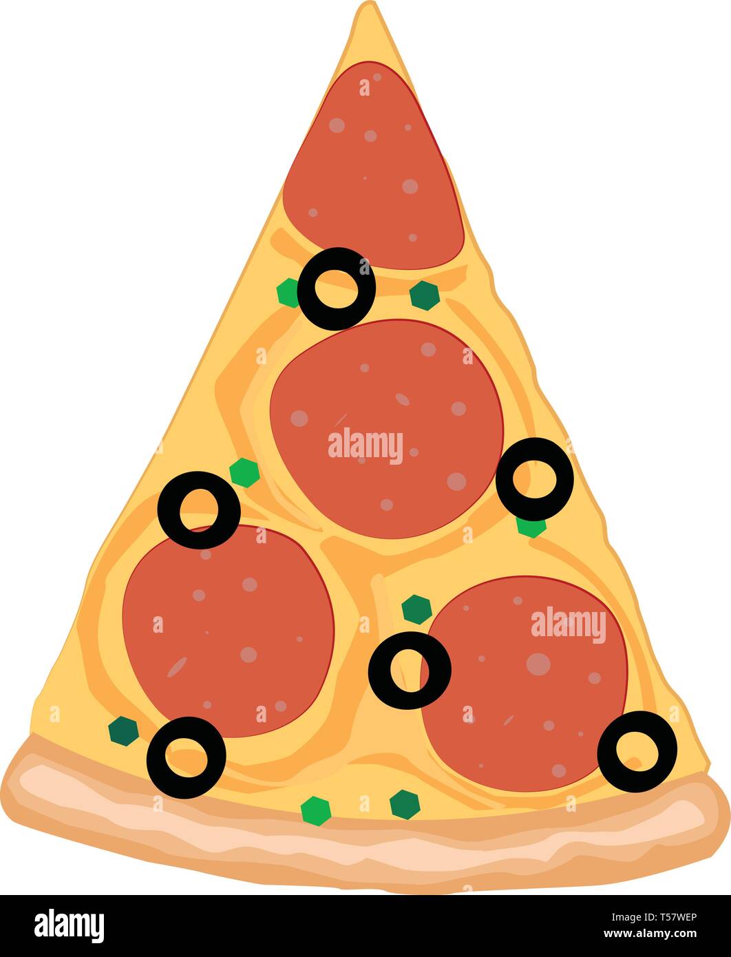 Pizza Illustration de Vecteur