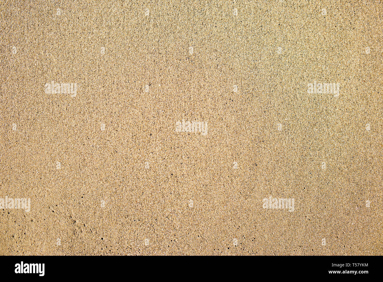 Vue de dessus de la mer, du sable propre texture de surface naturelle. Fond de sable. Banque D'Images