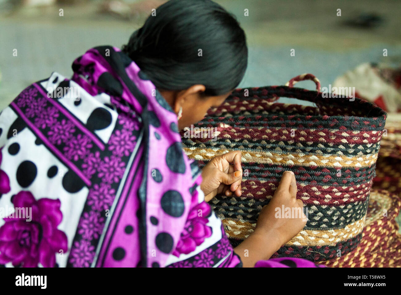 Le Bangladesh Jute meilleur, sont des fabricants et exportateurs de sacs de  jute, sacs de jute, sac de jute, jute, jute sacs Noël sac de créateur Photo  Stock - Alamy