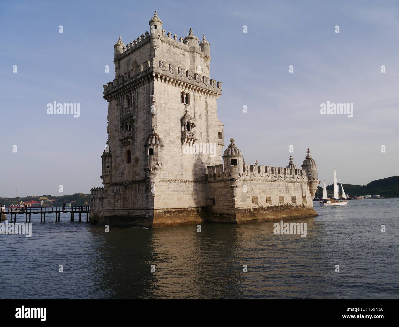 Tour de Belem (Torre de Belem, Lisbonne, Portugal Banque D'Images