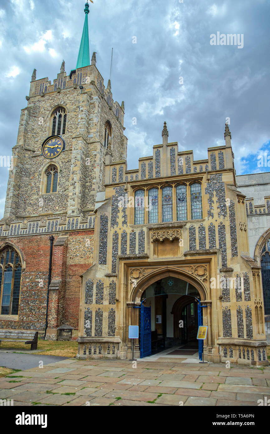 La Cathédrale de Chelmsford, église de St Mary St Pierre et Saint Cedd, Chelmsford, Essex, Angleterre, RU Banque D'Images