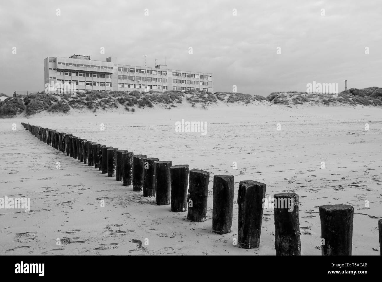 Berck-Plage, l'hôpital, Rhône, Hauts-de-France, France Banque D'Images
