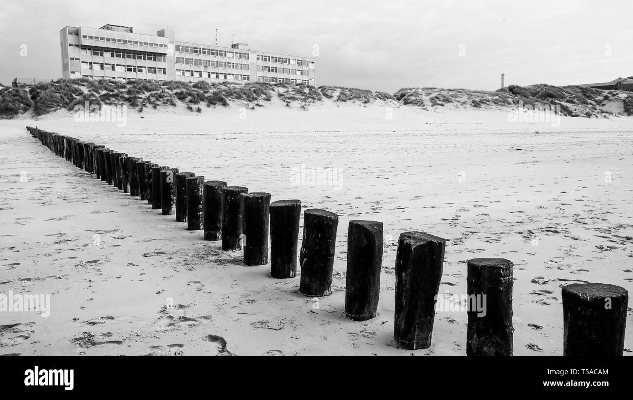 Berck-Plage, l'hôpital, Rhône, Hauts-de-France, France Banque D'Images