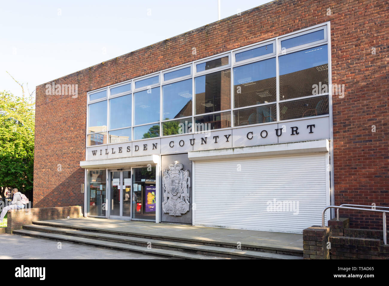 La Cour de comté d'Acton, Willesden Lane, taquin, London Borough of Brent, Greater London, Angleterre, Royaume-Uni Banque D'Images