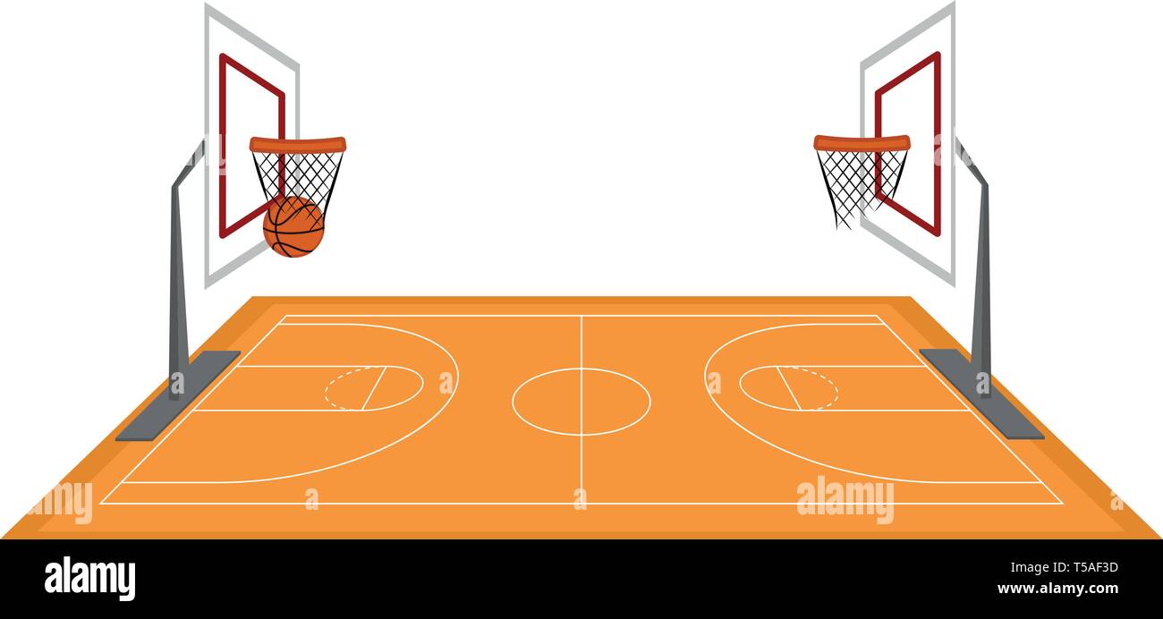 Terrain de basketball Banque d'images vectorielles - Page 2 - Alamy