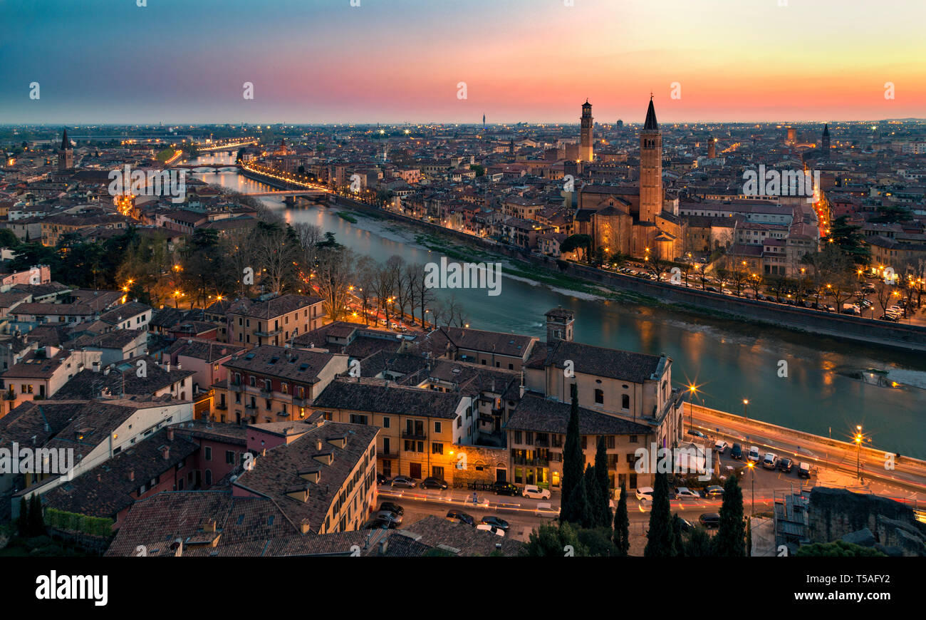 Verona, Italie. Banque D'Images
