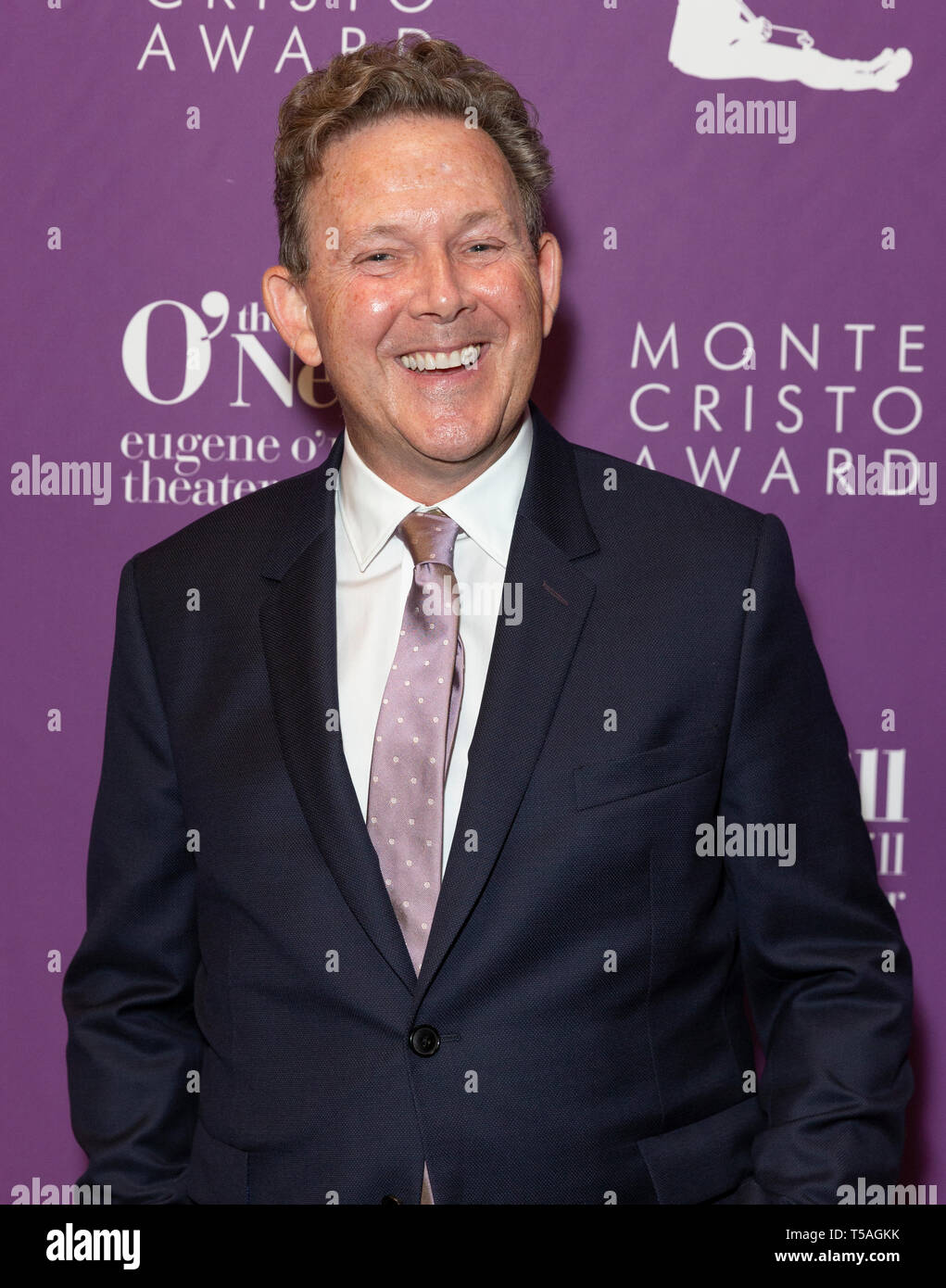 New York, NY - 22 Avril 2019 : John Logan assiste à l'Eugene O'Neill Theatre Centre rend hommage à John Logan avec 19e Monte Cristo Award à Edison Ballroom Banque D'Images