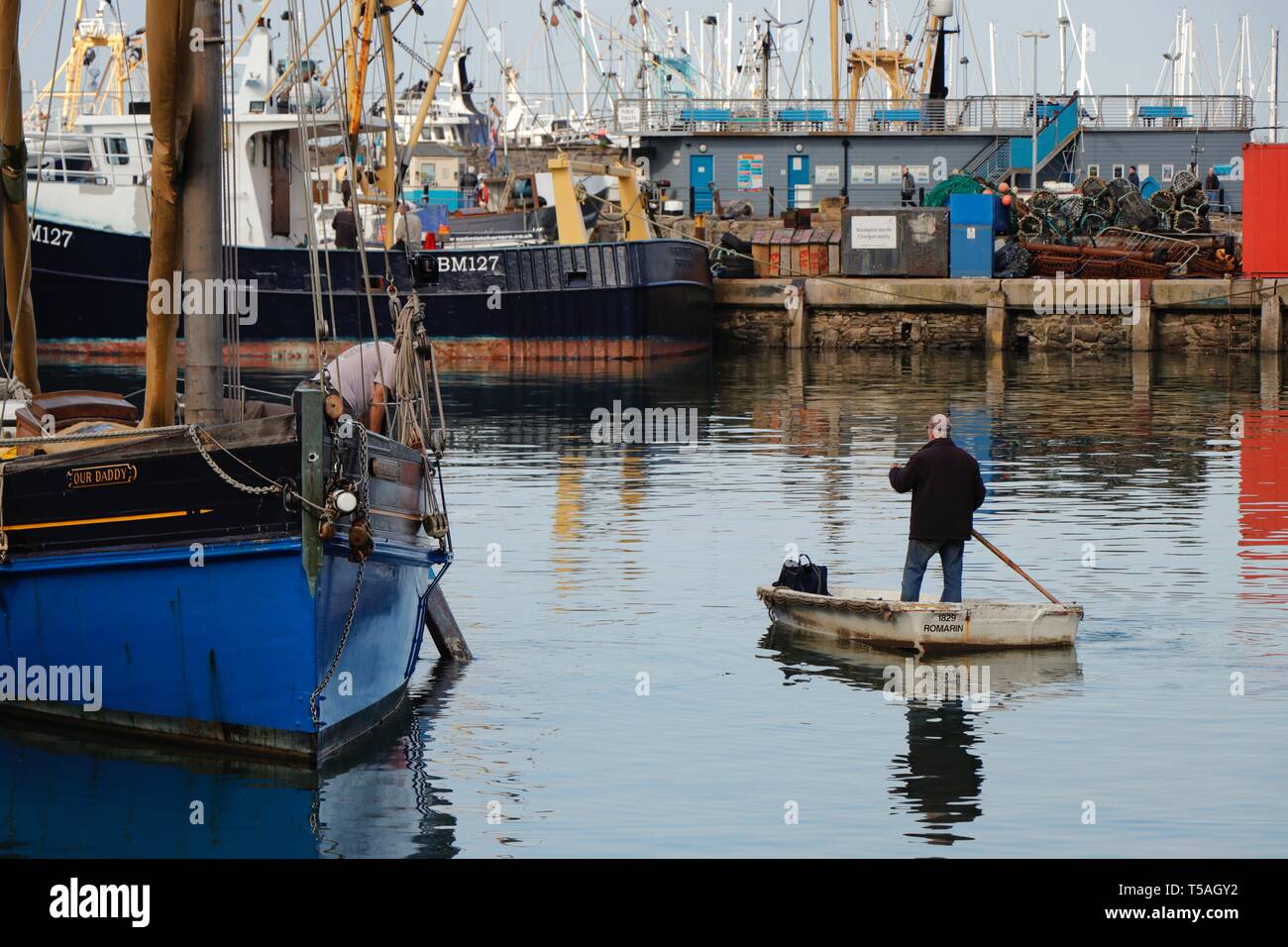 Port de Brixham Banque D'Images