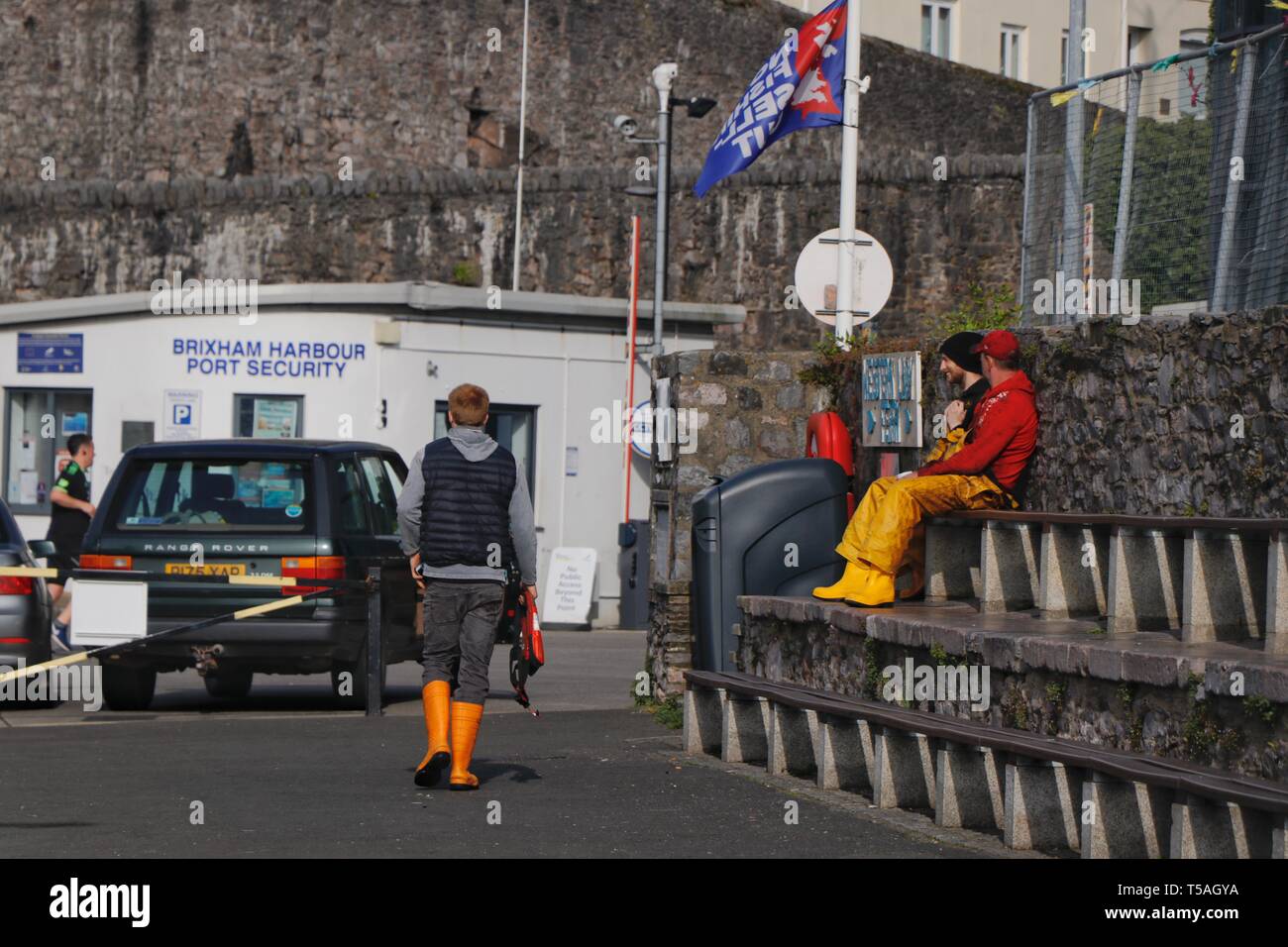 Port de Brixham Banque D'Images
