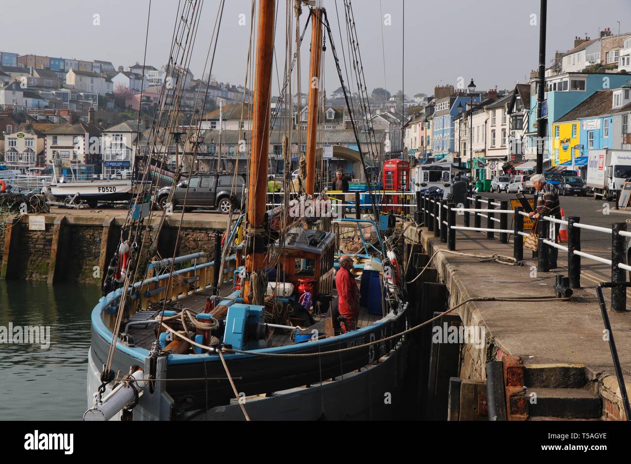 Port de Brixham Banque D'Images