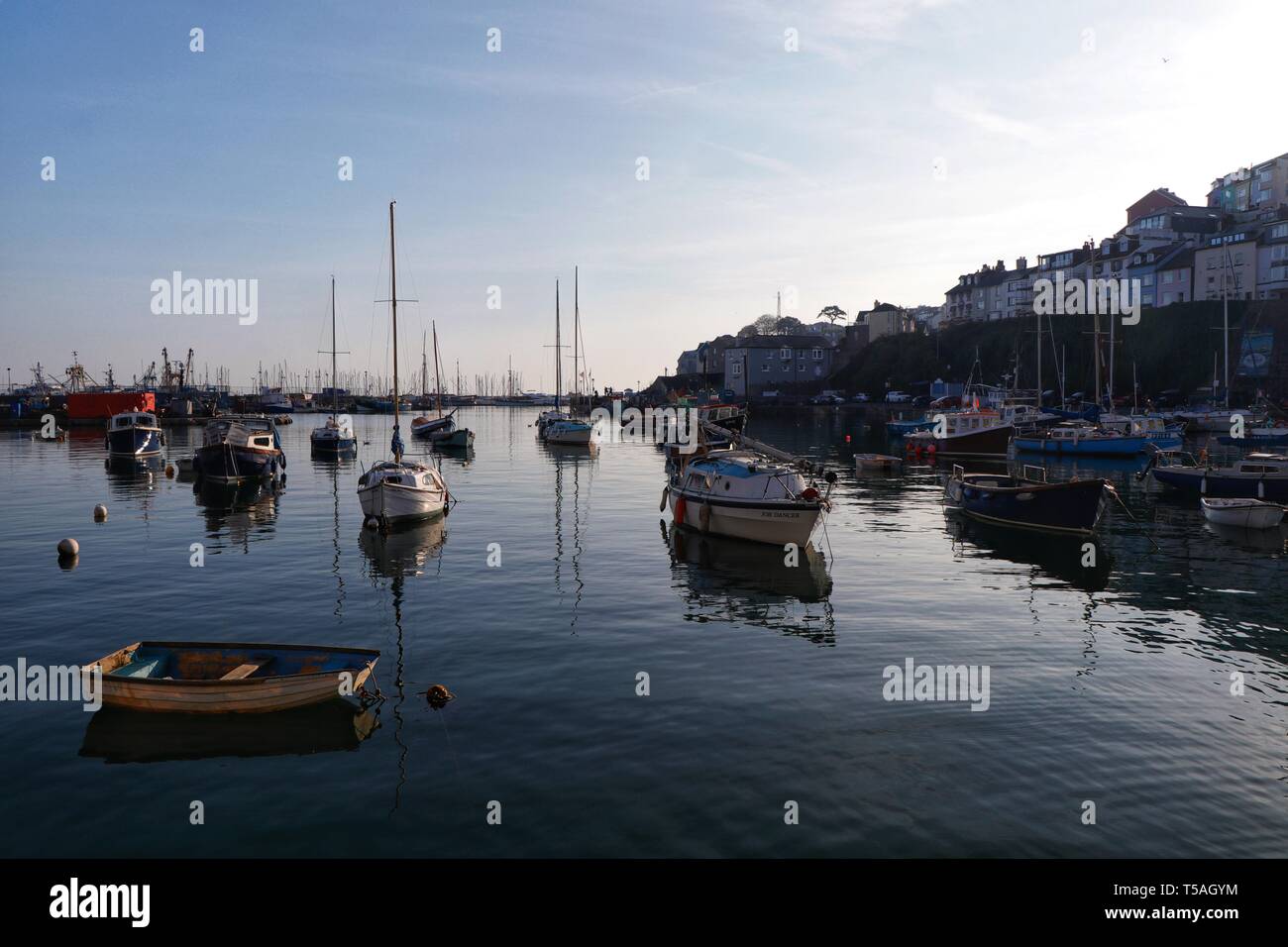 Port de Brixham Banque D'Images