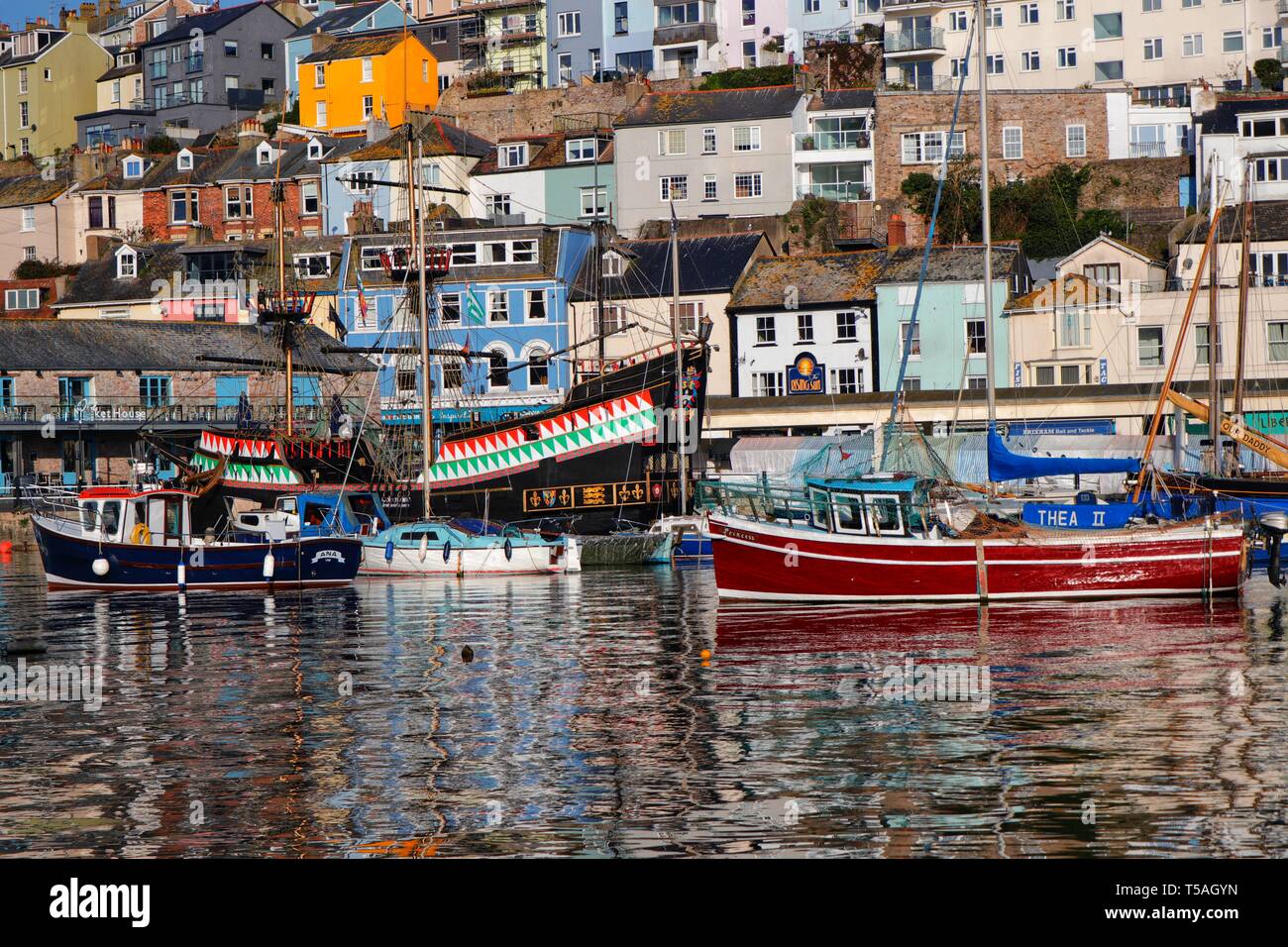 Port de Brixham Banque D'Images