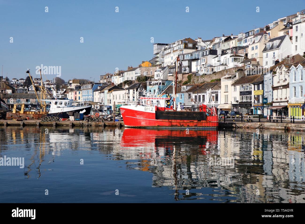 Port de Brixham Banque D'Images