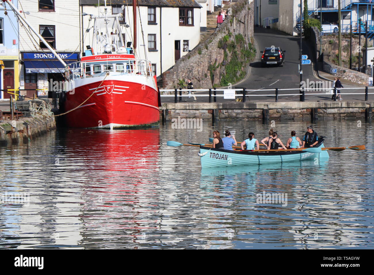 Port de Brixham Banque D'Images