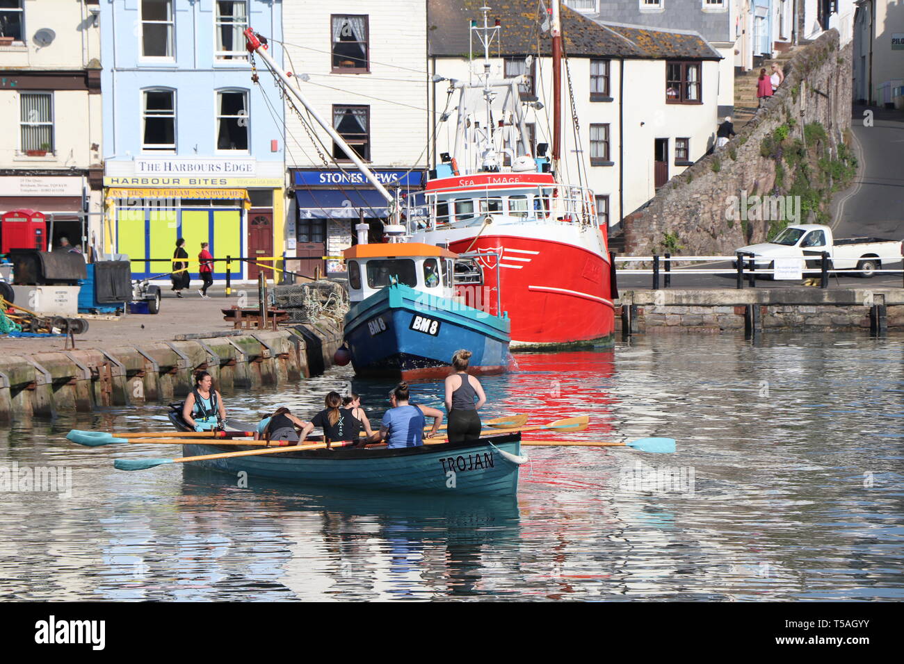 Port de Brixham Banque D'Images