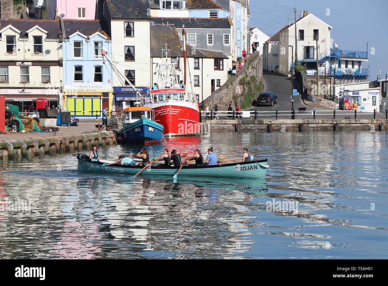 Port de Brixham Banque D'Images