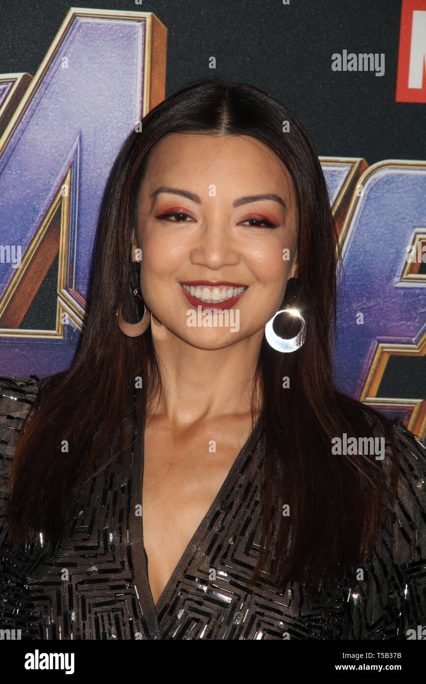 Los Angeles, USA. 22 avr 2019. Ming-Na Wen 04/22/2019 La première mondiale de The Studios Marvel Avengers : Endgame' qui a eu lieu au Los Angeles Convention Center à Los Angeles, CA Photo par Izumi Hasegawa/HollywoodNewsWire.co Crédit : Hollywood News Wire Inc./Alamy Live News Crédit : Hollywood News Wire Inc./Alamy Live News Banque D'Images