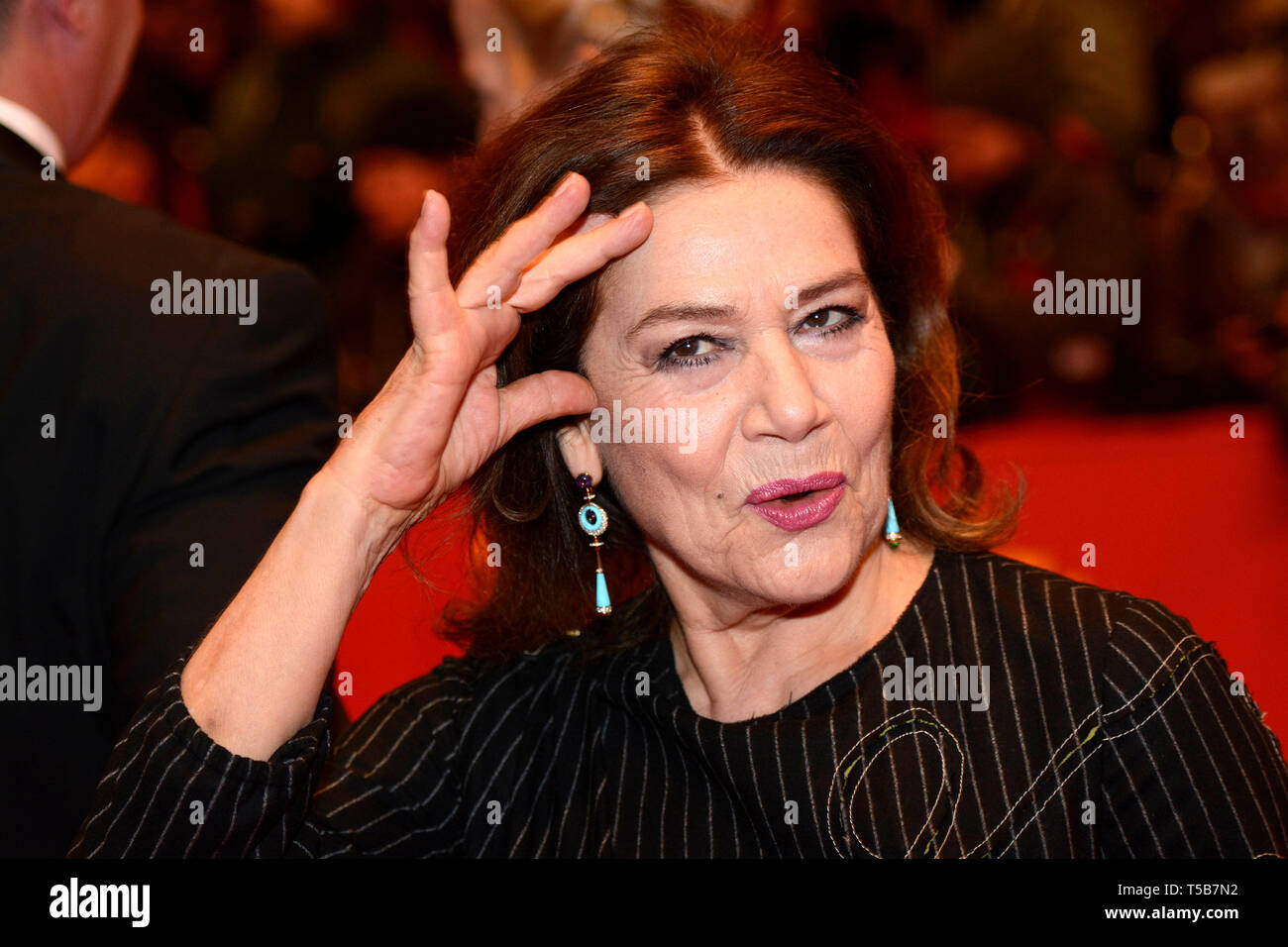 Berlin, Deutschland. Feb 14, 2015. Hannelore Elsner assistant à la cérémonie de clôture à la 65e Festival International du Film de Berlin/Berlinale 2015 le 14 février 2015. Utilisation dans le monde entier | Credit : dpa/Alamy Live News Banque D'Images