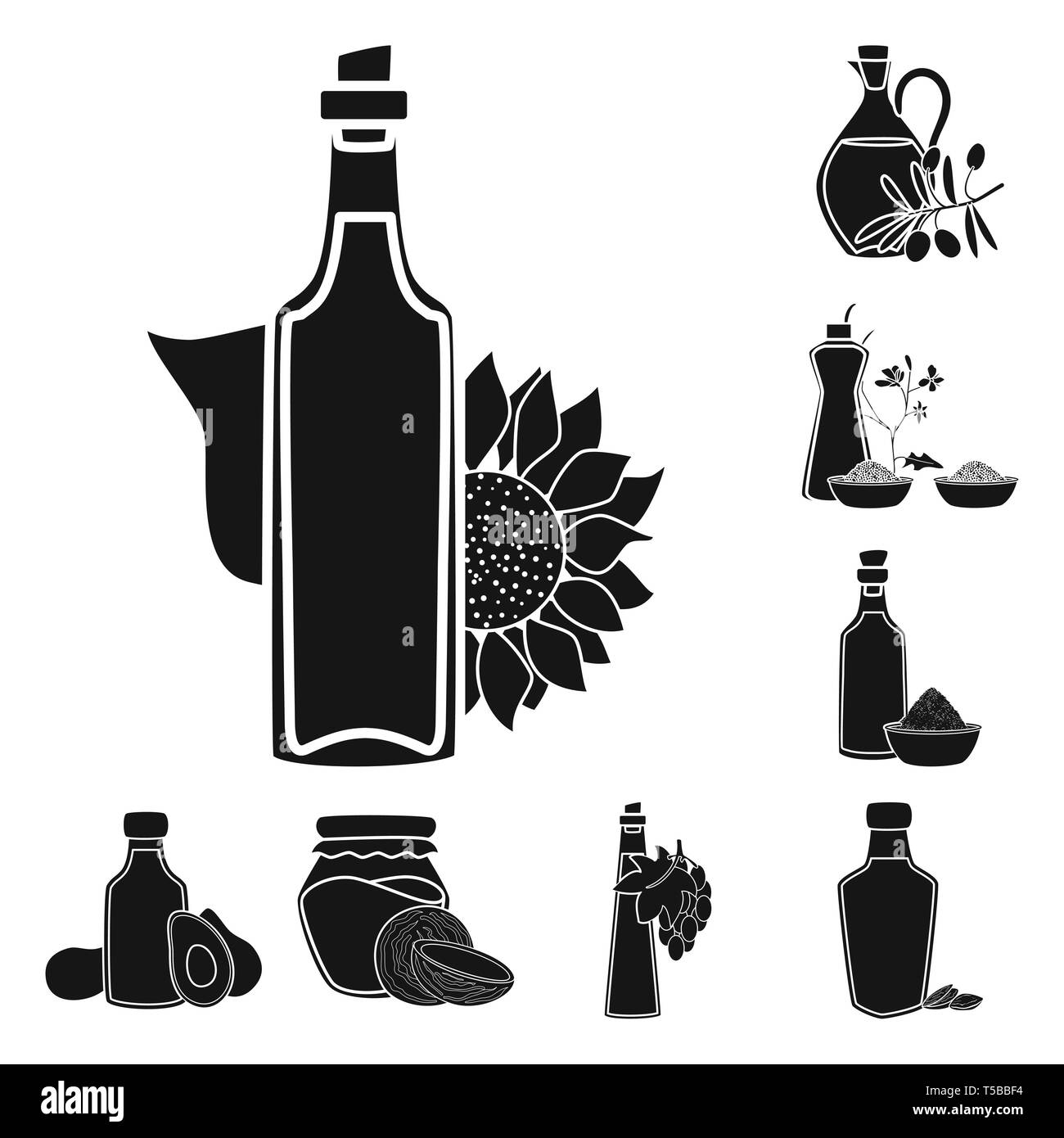 ,Tournesol,olive,moutarde,sésame,avocat,noix de coco,raisin,pistache,alimentaire,fruits,des graines de colza,lait,produits,écrou,sun,esthétique,vitamine,bio,alimentation,pure |,bio,,vert,fleurs,plantes,naturel,ferme,huile,agriculture,bouteille,verre,cuisine,Culture,sain,nutrition,légumes organics,set,icône,,illustration,collection,isolé,design,graphisme,élément,signer,Black,de simples vecteurs vecteur , Illustration de Vecteur