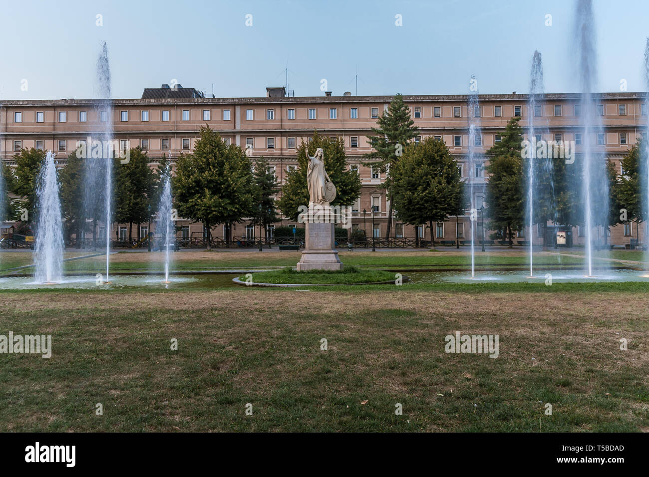 Monument à Daniele Manin, Turin Banque D'Images