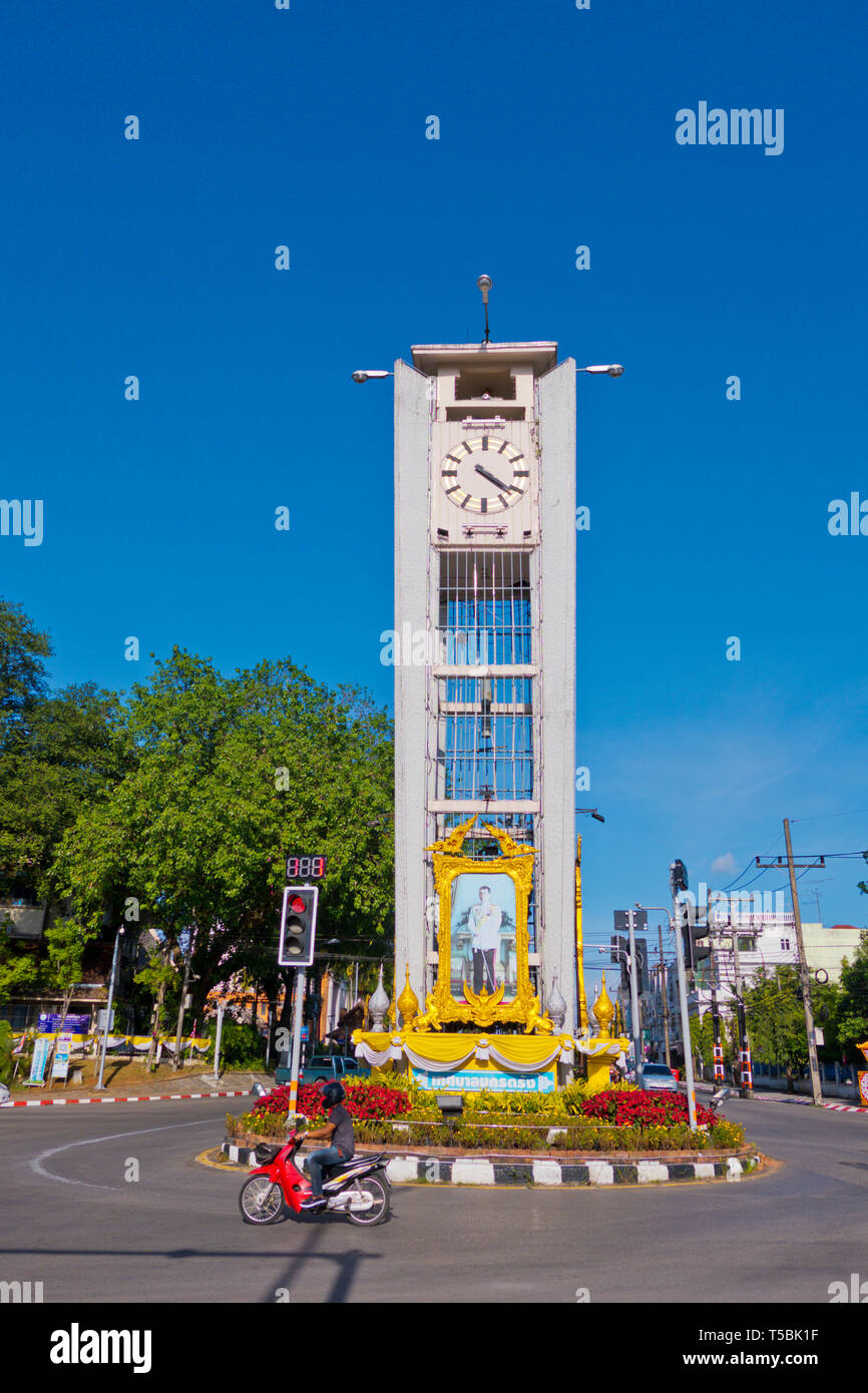Tour de l'horloge, Trang, Thaïlande Banque D'Images