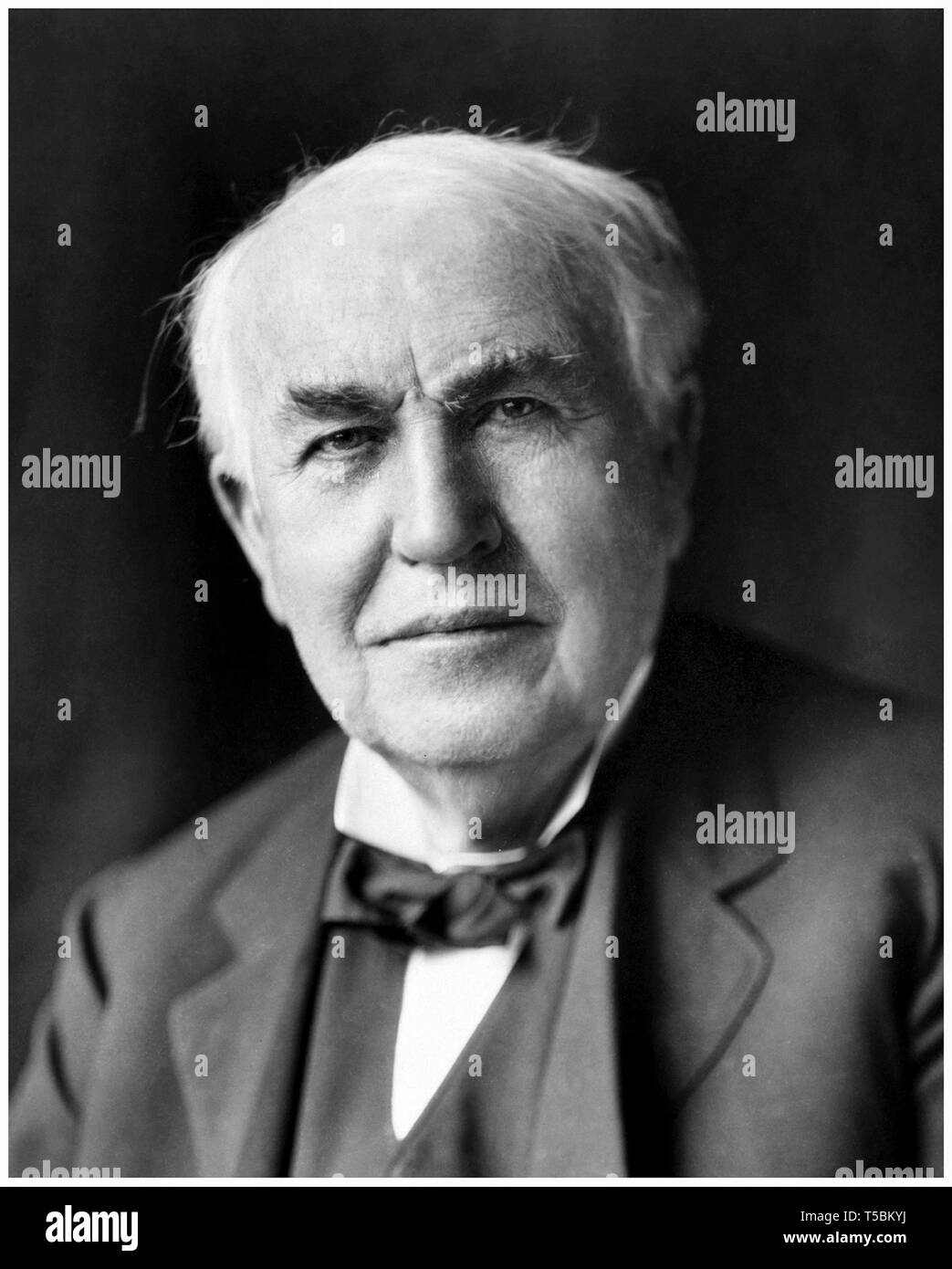 Thomas Edison (1847-1931), portrait, c. 1922 Banque D'Images