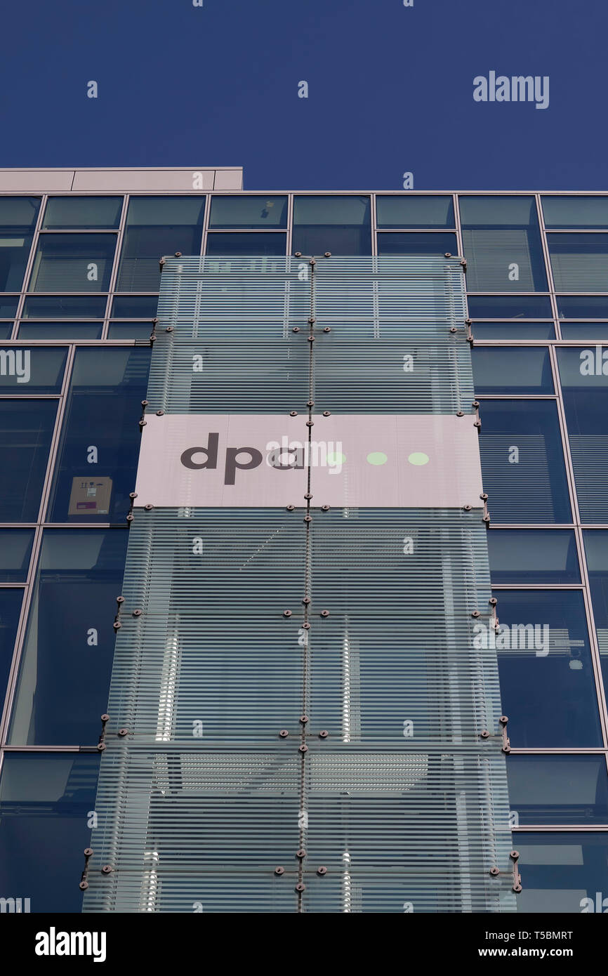 Agence de presse allemande (DPA), le DPA est la plus grande agence de presse en Allemagne Banque D'Images