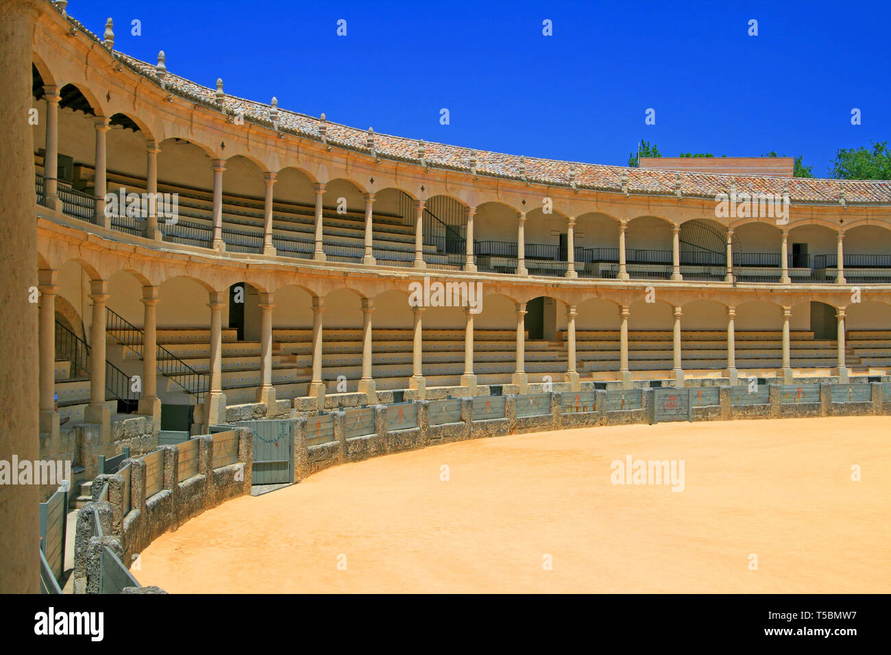 Célèbre arène de corrida à Ronda, Espagne Banque D'Images