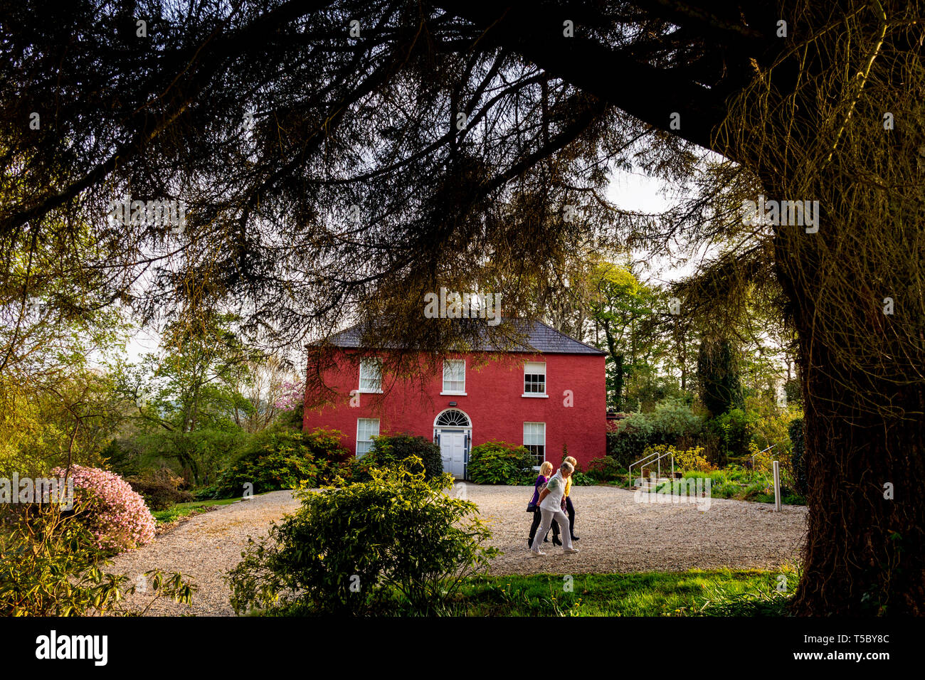 Glebe House and Gallery. Façade et jardins. Le comté de Donegal, Irlande Banque D'Images