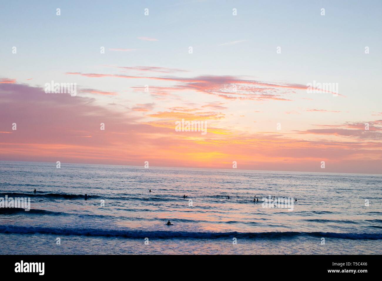 La Jolla couchers Banque D'Images