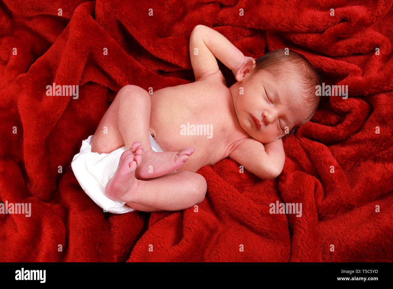 New Born Baby Boy Banque D'Images