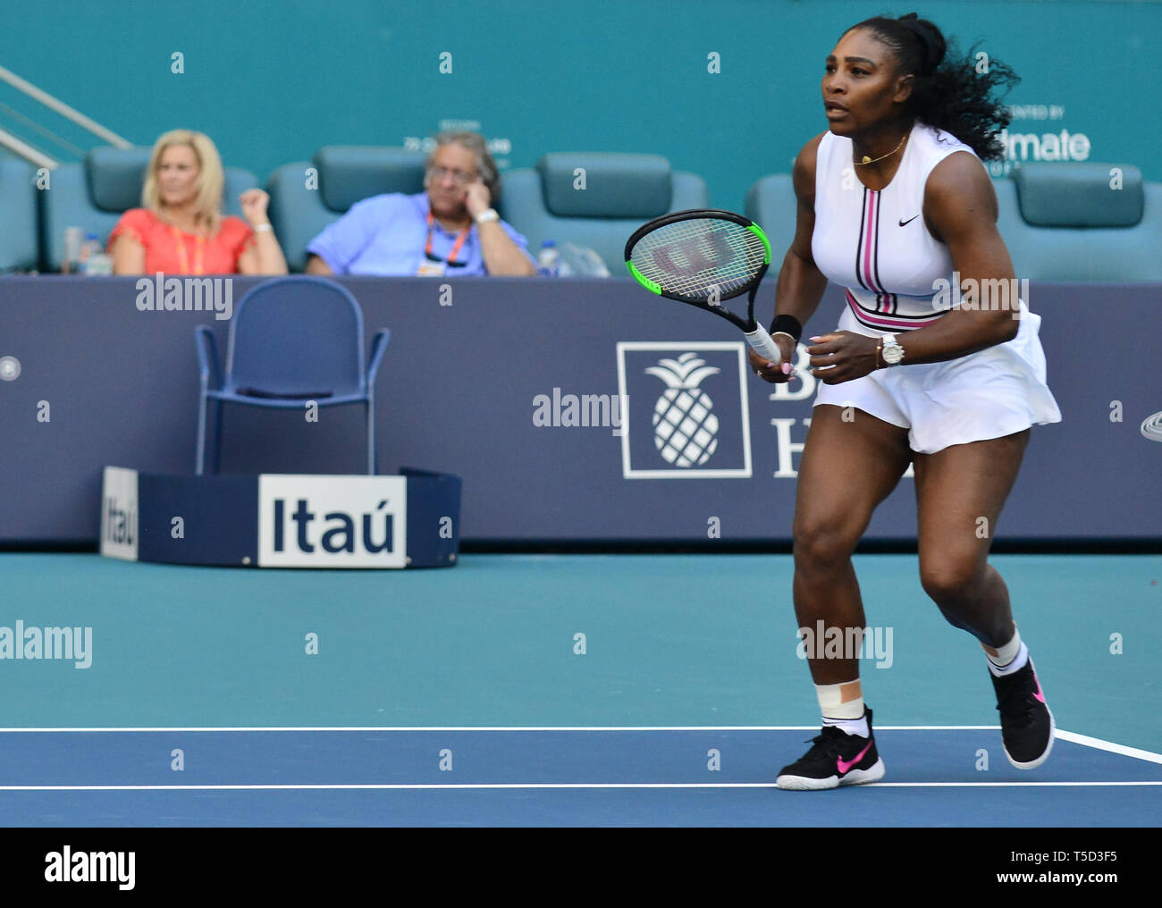 Miami 2019 Open day 5 présenté par Itau au Hard Rock Stadium comprend : Serena Williams Où : Miami Gardens, Florida, United States Quand : 22 Mar 2019 Crédit : Johnny Louis/WENN.com Banque D'Images