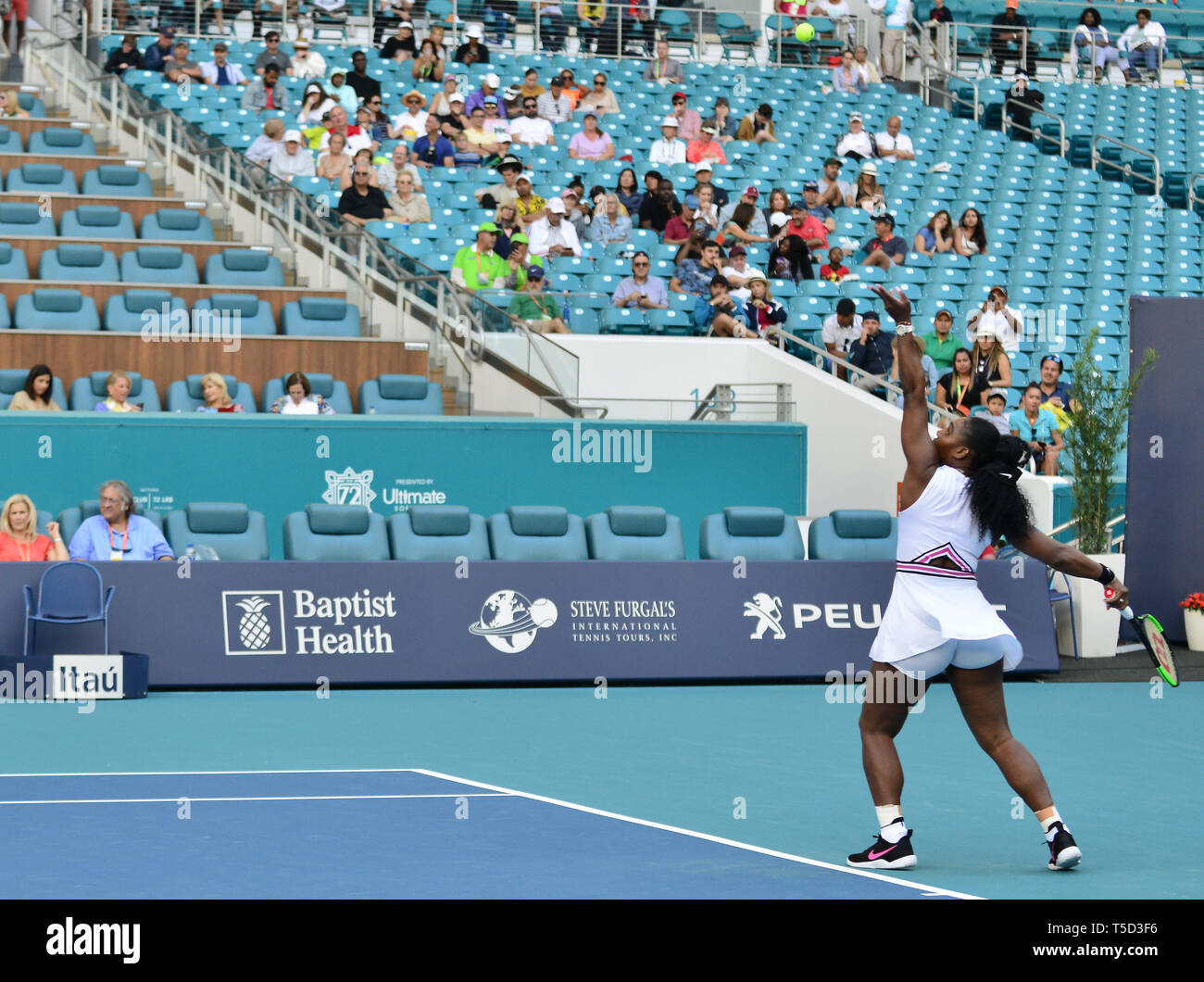 Miami 2019 Open day 5 présenté par Itau au Hard Rock Stadium comprend : Serena Williams Où : Miami Gardens, Florida, United States Quand : 22 Mar 2019 Crédit : Johnny Louis/WENN.com Banque D'Images