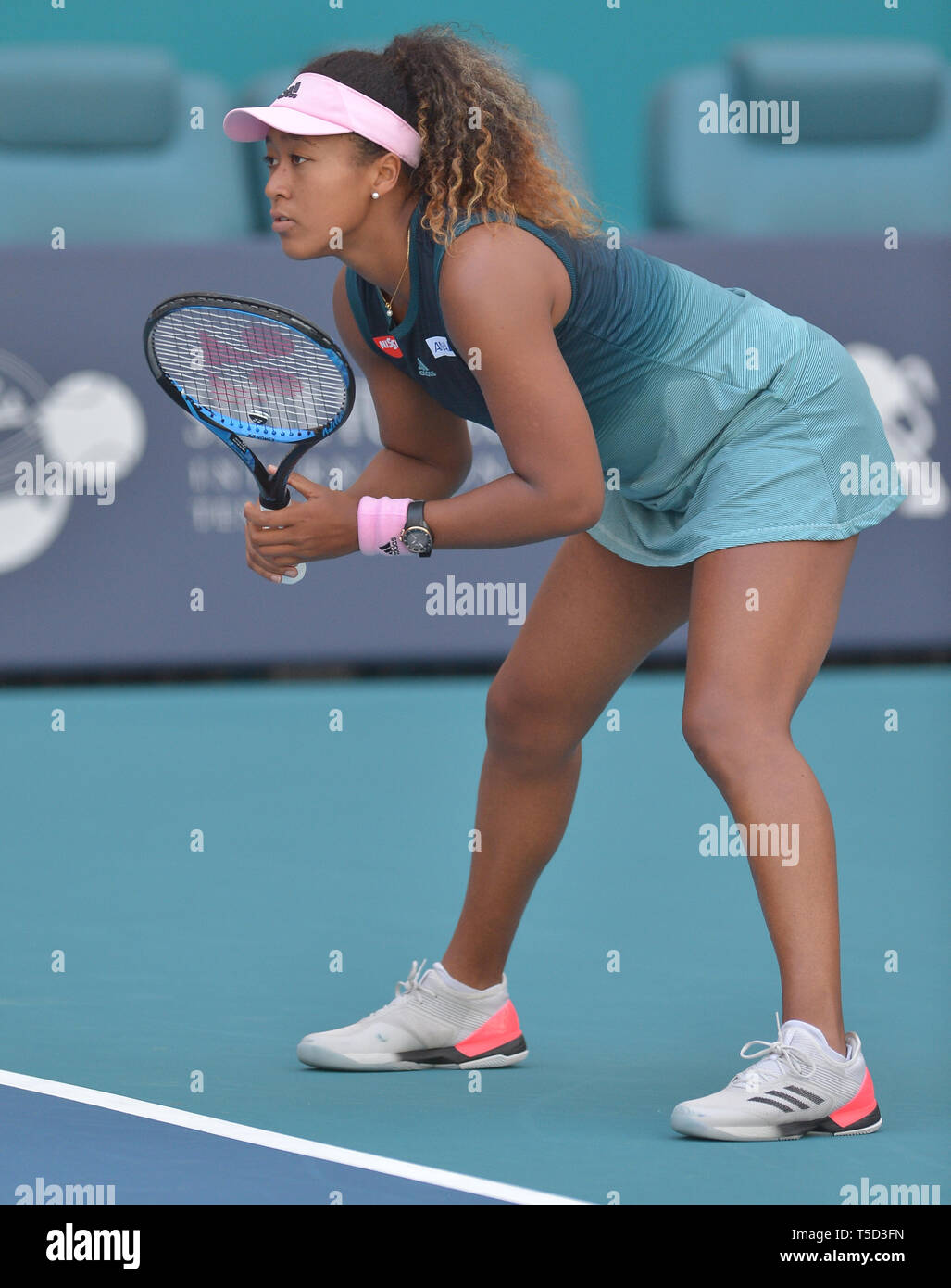 Miami 2019 Open day 5 présenté par Itau au Hard Rock Stadium avec : Naomi Osaka Où : Miami Gardens, Florida, United States Quand : 22 Mar 2019 Crédit : Johnny Louis/WENN.com Banque D'Images
