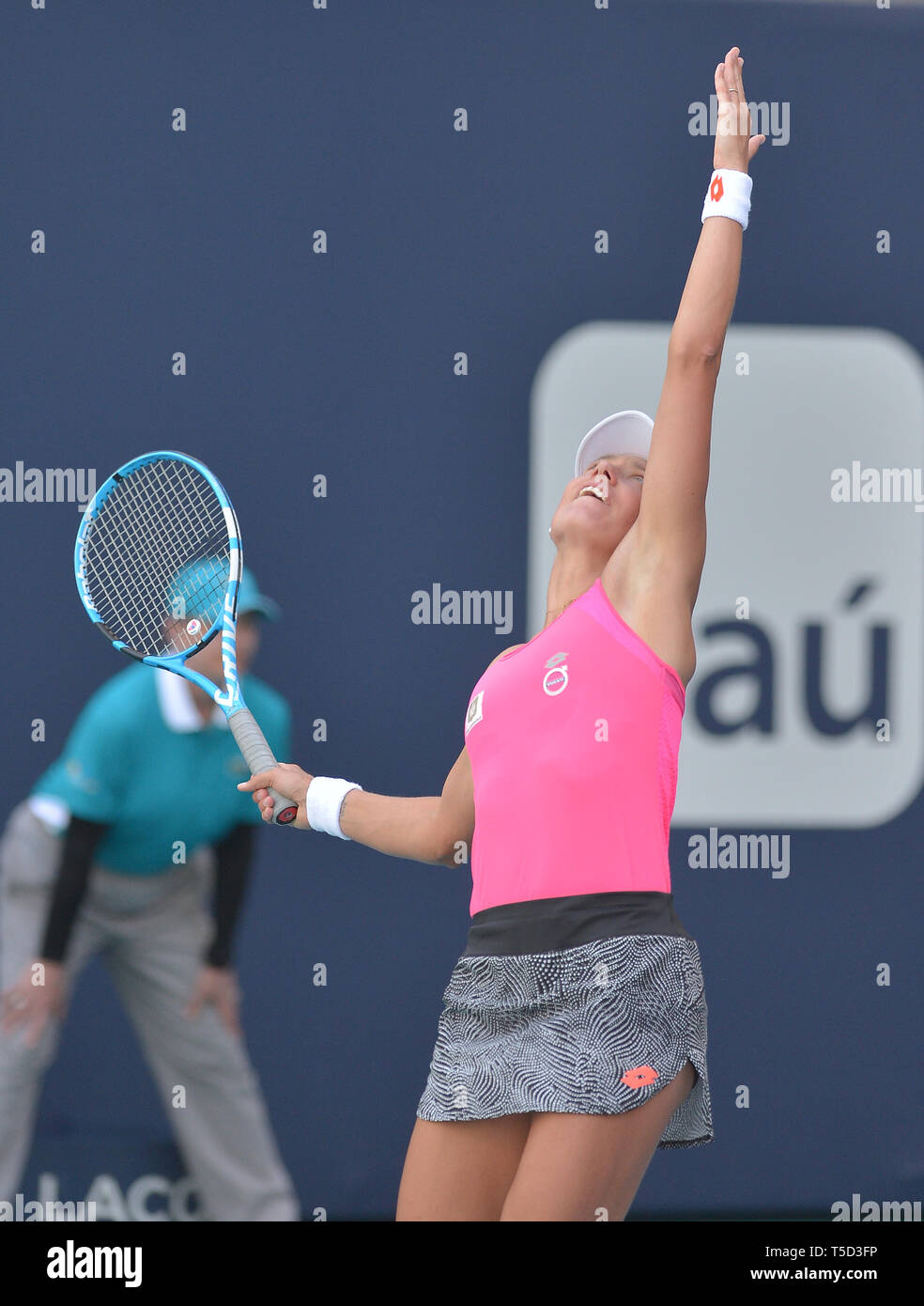Miami 2019 Open day 5 présenté par Itau au Hard Rock Stadium avec Yanina Wickmayer : où : Miami Gardens, Florida, United States Quand : 22 Mar 2019 Crédit : Johnny Louis/WENN.com Banque D'Images