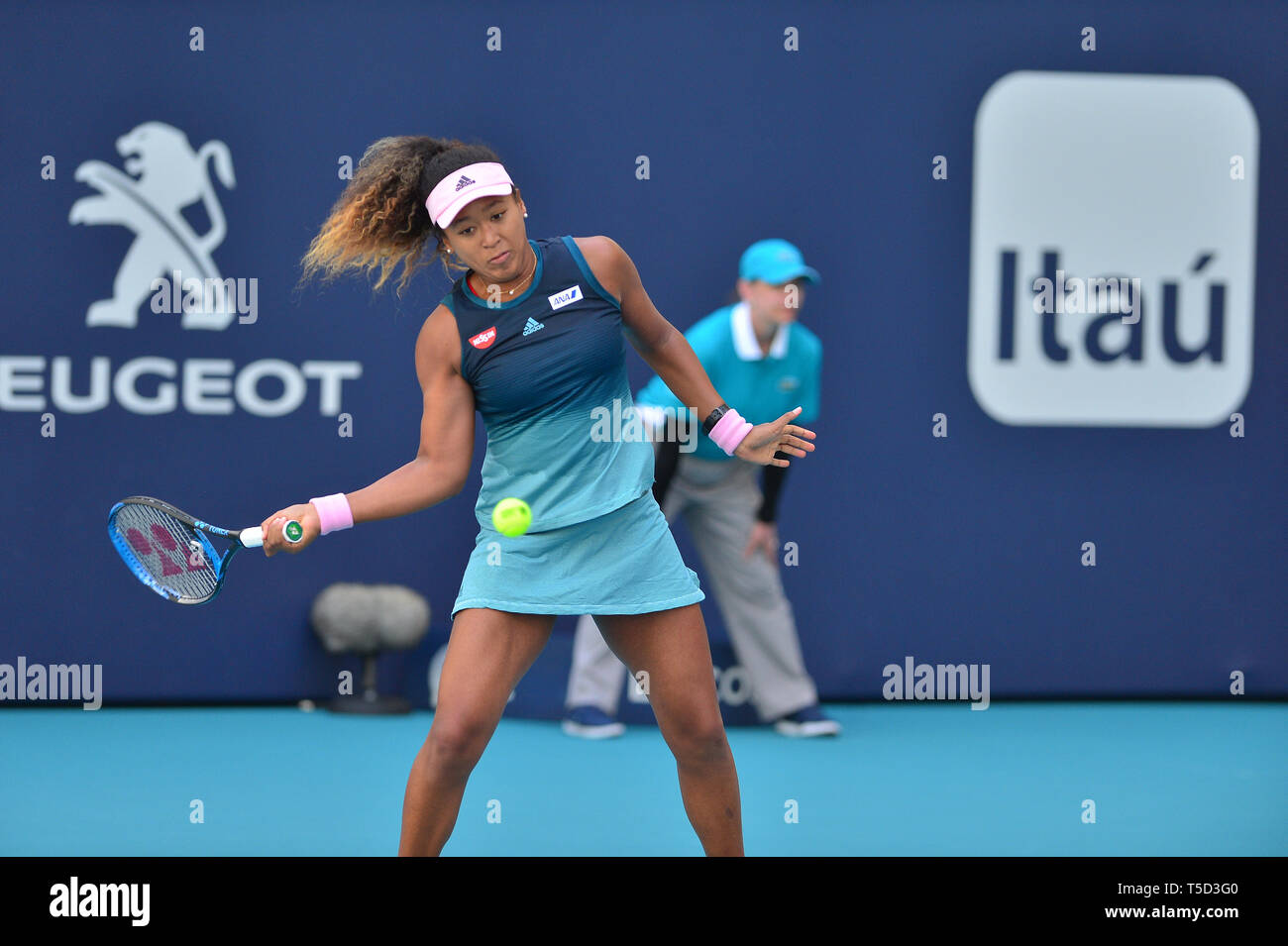 Miami 2019 Open day 5 présenté par Itau au Hard Rock Stadium avec : Naomi Osaka Où : Miami Gardens, Florida, United States Quand : 22 Mar 2019 Crédit : Johnny Louis/WENN.com Banque D'Images