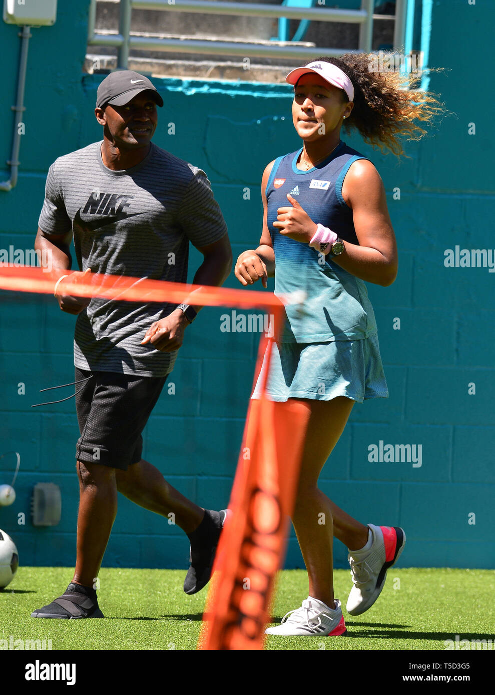 Miami 2019 Open day 5 présenté par Itau au Hard Rock Stadium avec : Naomi Osaka Où : Miami Gardens, Florida, United States Quand : 22 Mar 2019 Crédit : Johnny Louis/WENN.com Banque D'Images