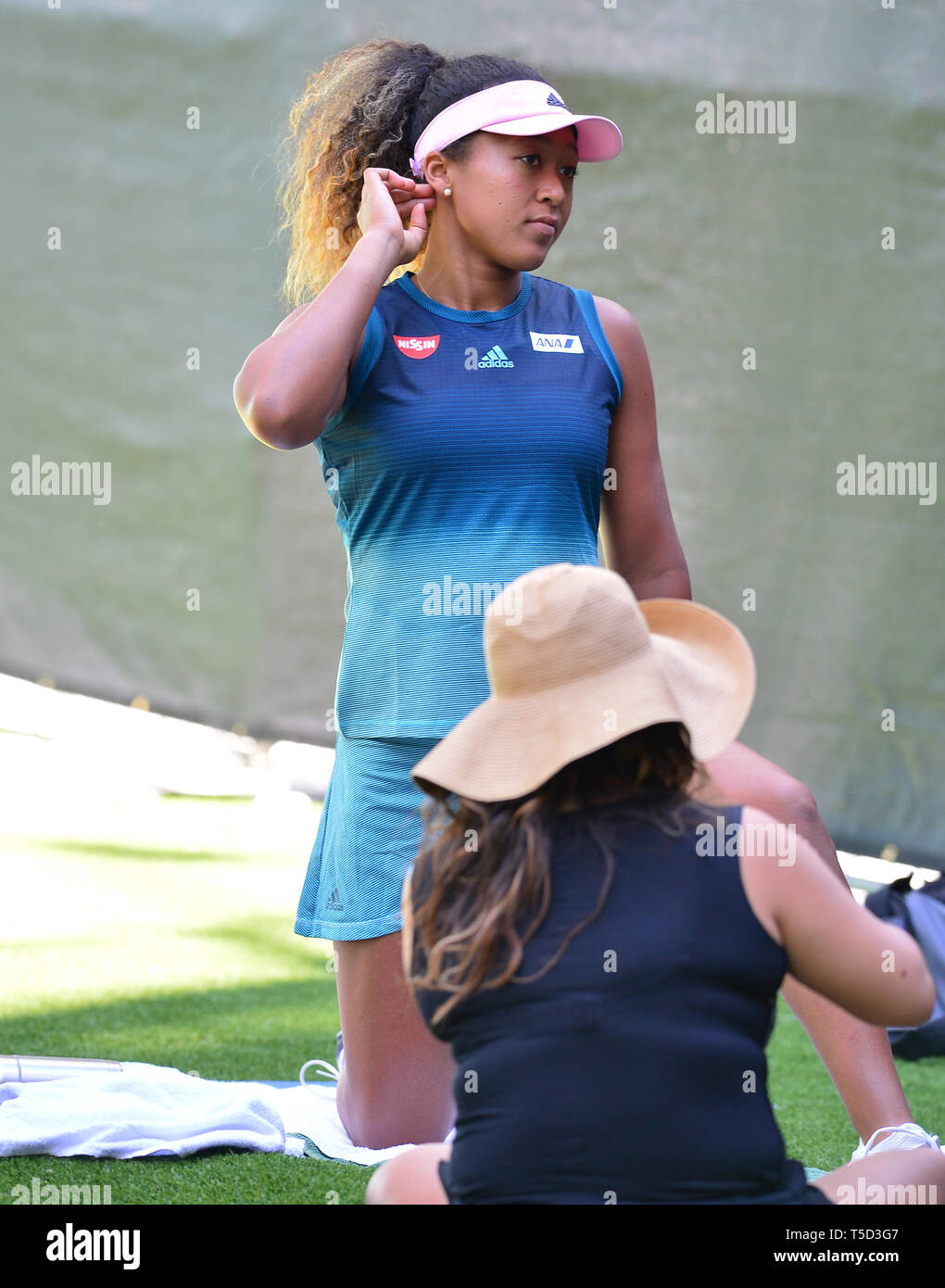 Miami 2019 Open day 5 présenté par Itau au Hard Rock Stadium avec : Naomi Osaka Où : Miami Gardens, Florida, United States Quand : 22 Mar 2019 Crédit : Johnny Louis/WENN.com Banque D'Images