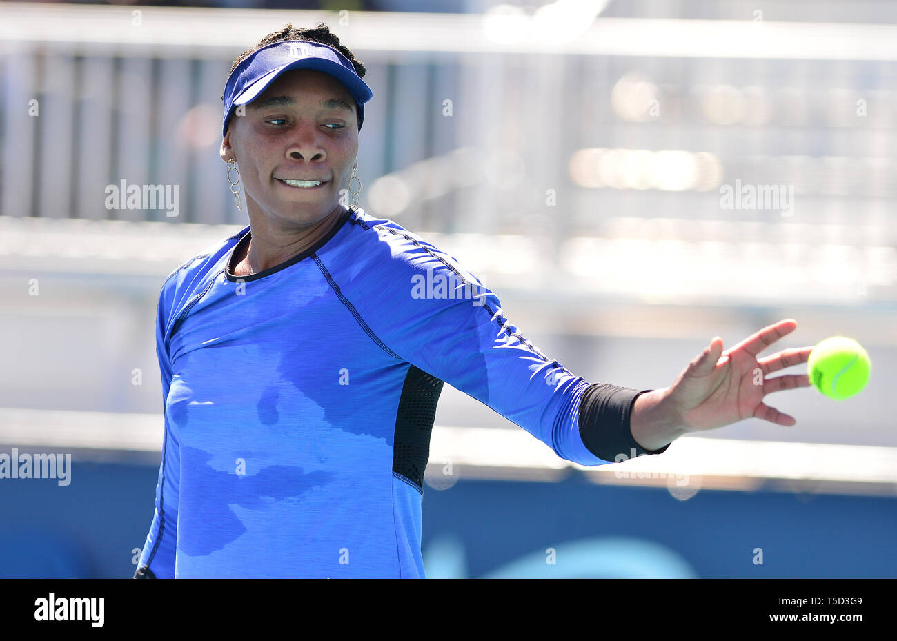 Miami 2019 Open day 5 présenté par Itau au Hard Rock Stadium comprend : Venus Williams Où : Miami Gardens, Florida, United States Quand : 22 Mar 2019 Crédit : Johnny Louis/WENN.com Banque D'Images
